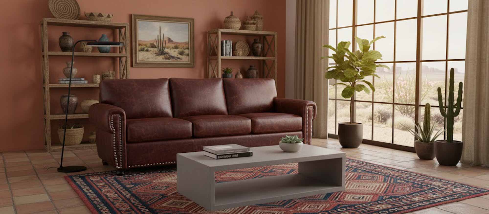 Alden Leather Sofa - Image 7