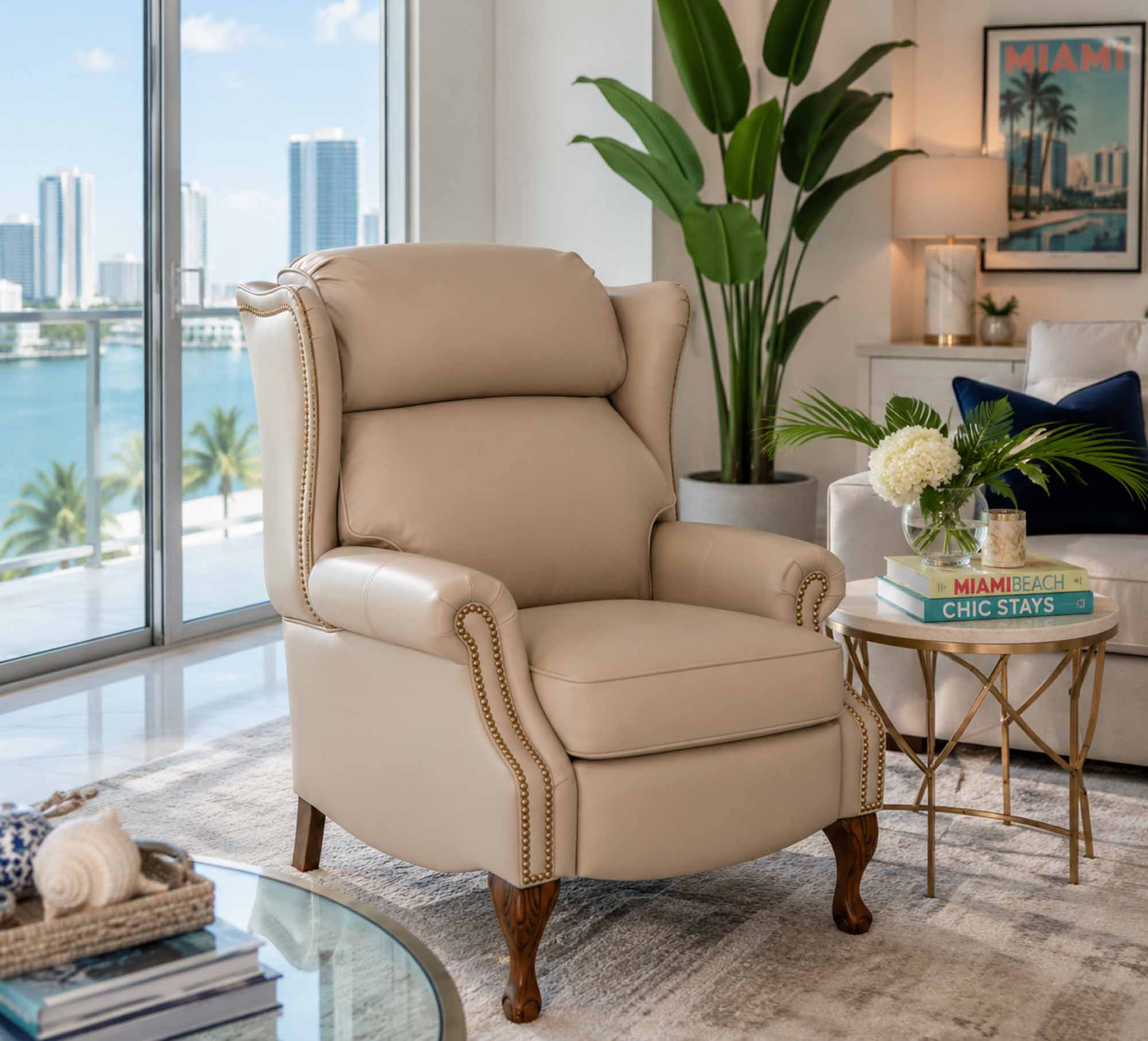 Alexandria Leather Recliner - Image 7