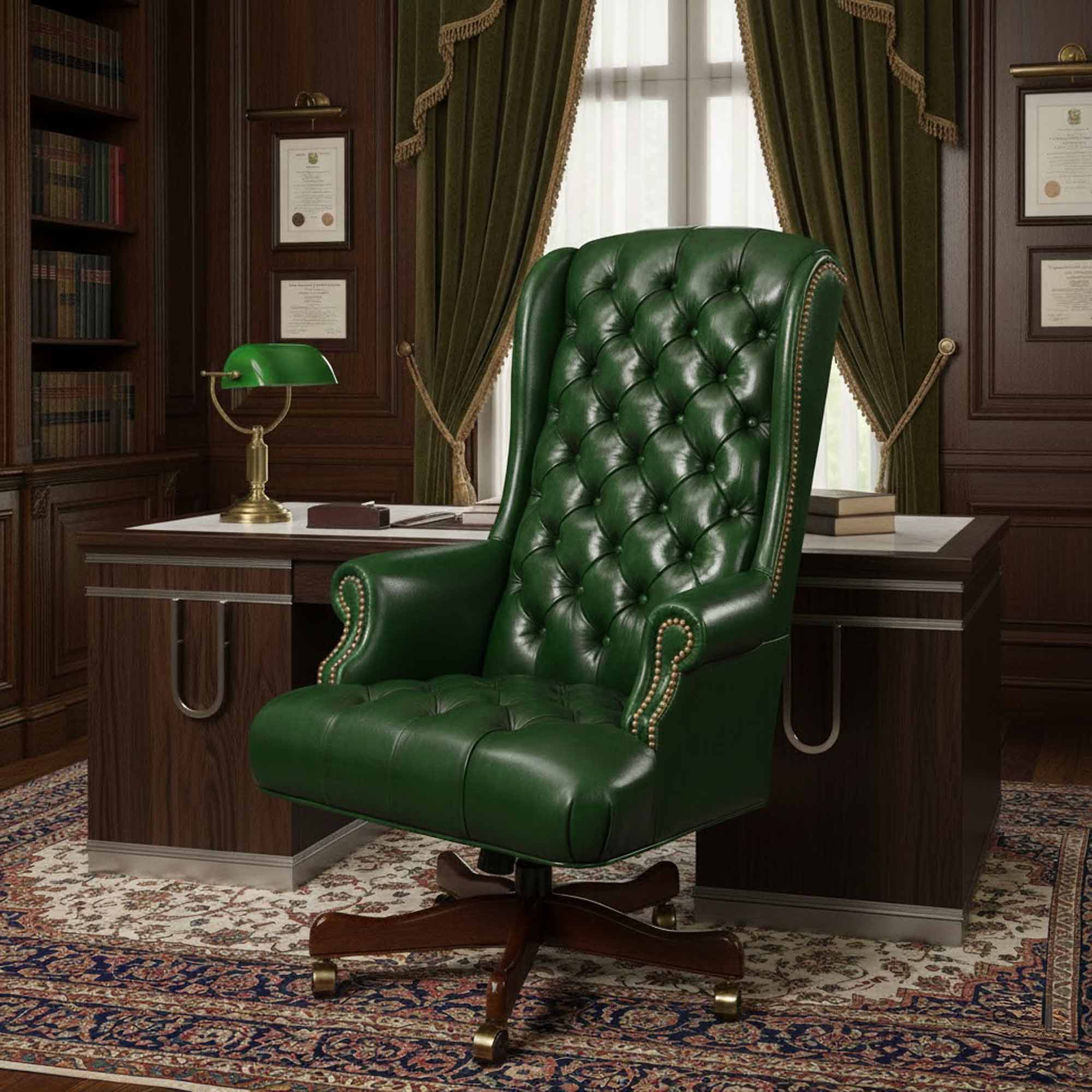 American Leather Executive Chair (Swivel Tilt) - Image 4