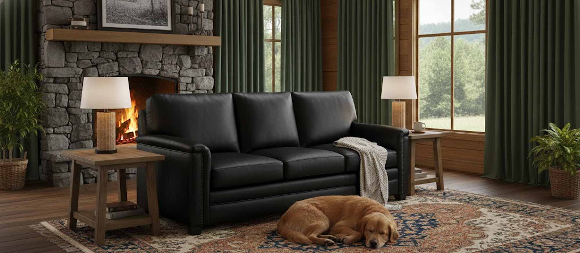 Americano Leather Sofa - Image 2