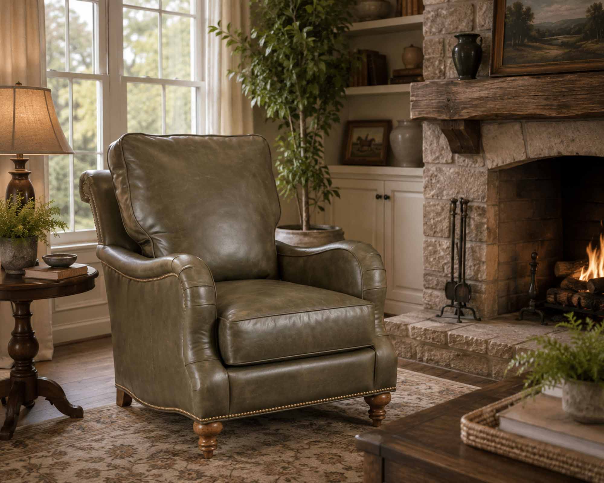Annabelle Leather Chair - Image 2