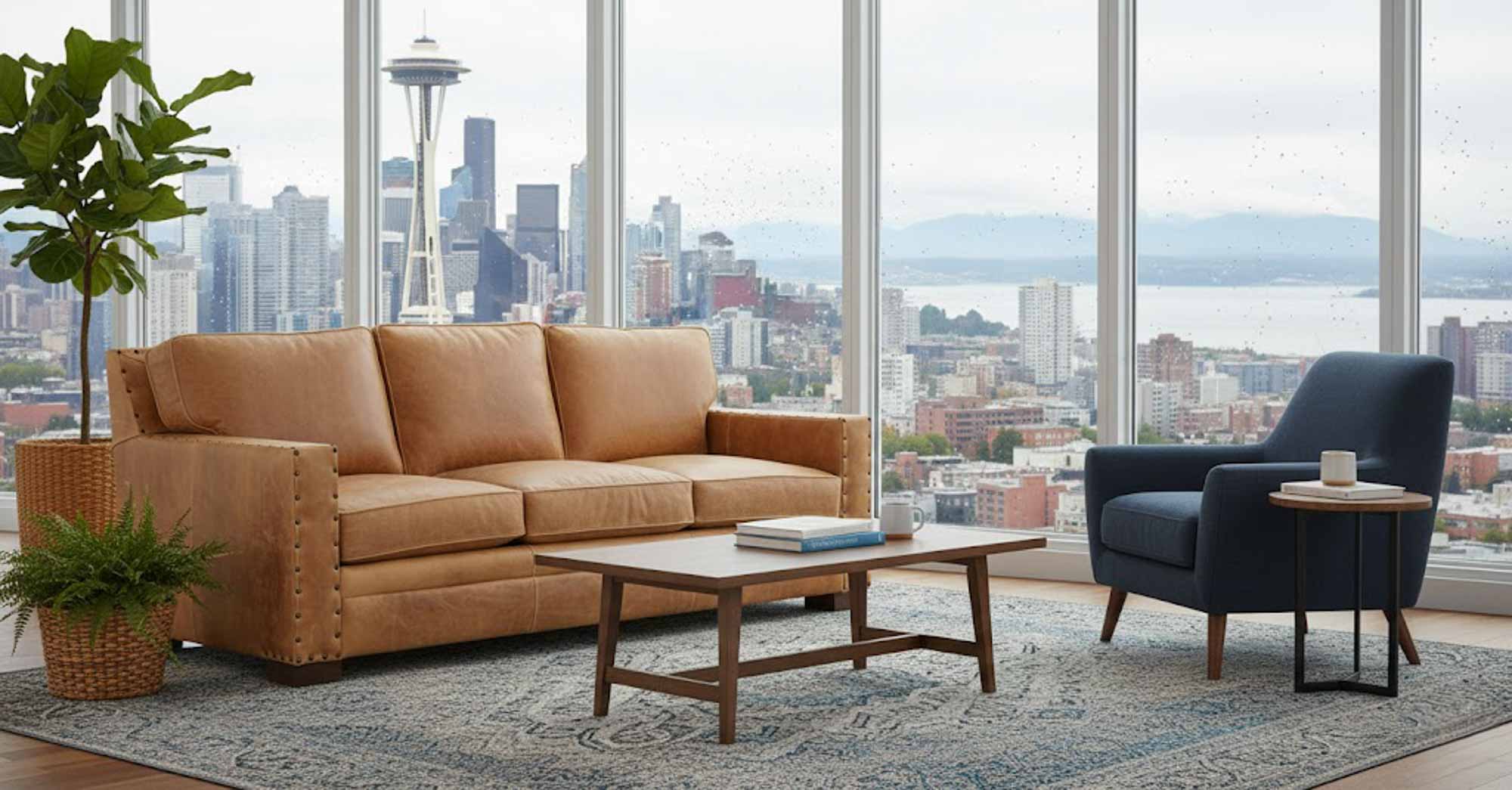 Arabela Leather Sofa - Image 3