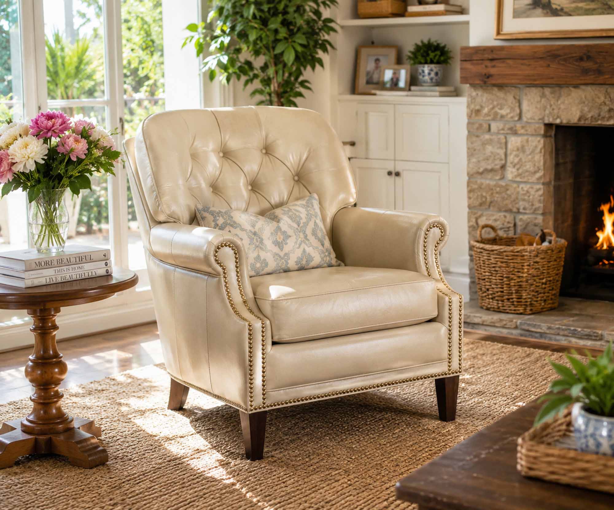 Archer Leather Chair - Image 6