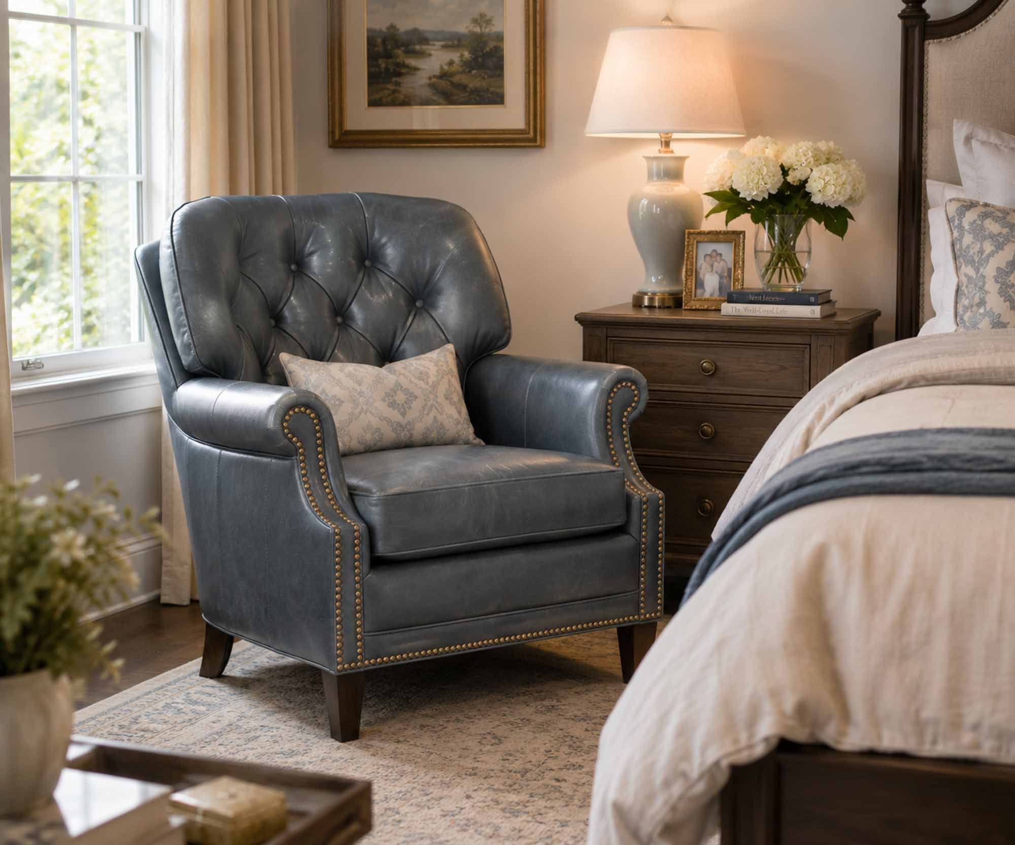 Archer Leather Chair - Image 7