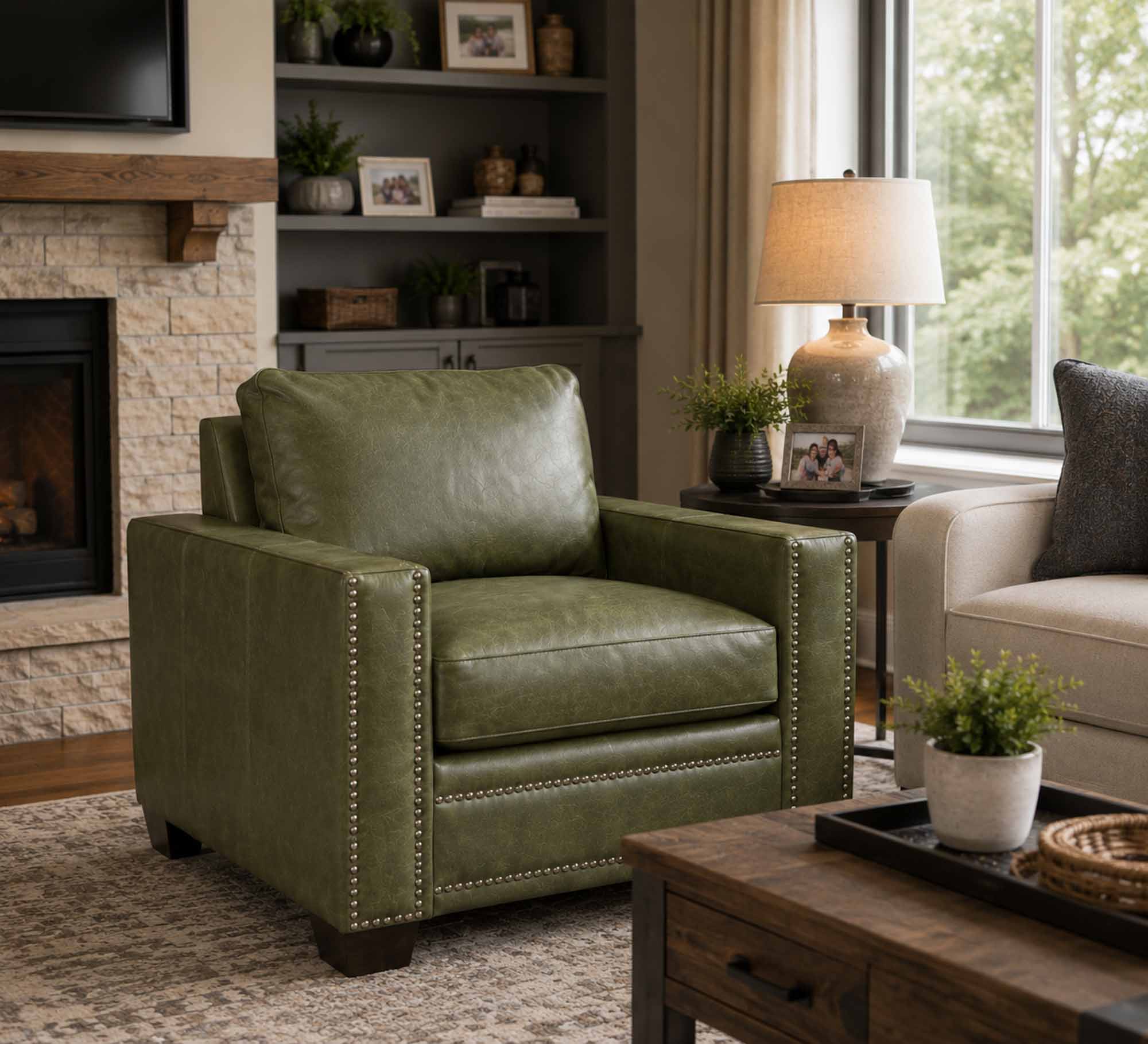 Ashton Leather Chair - Image 5