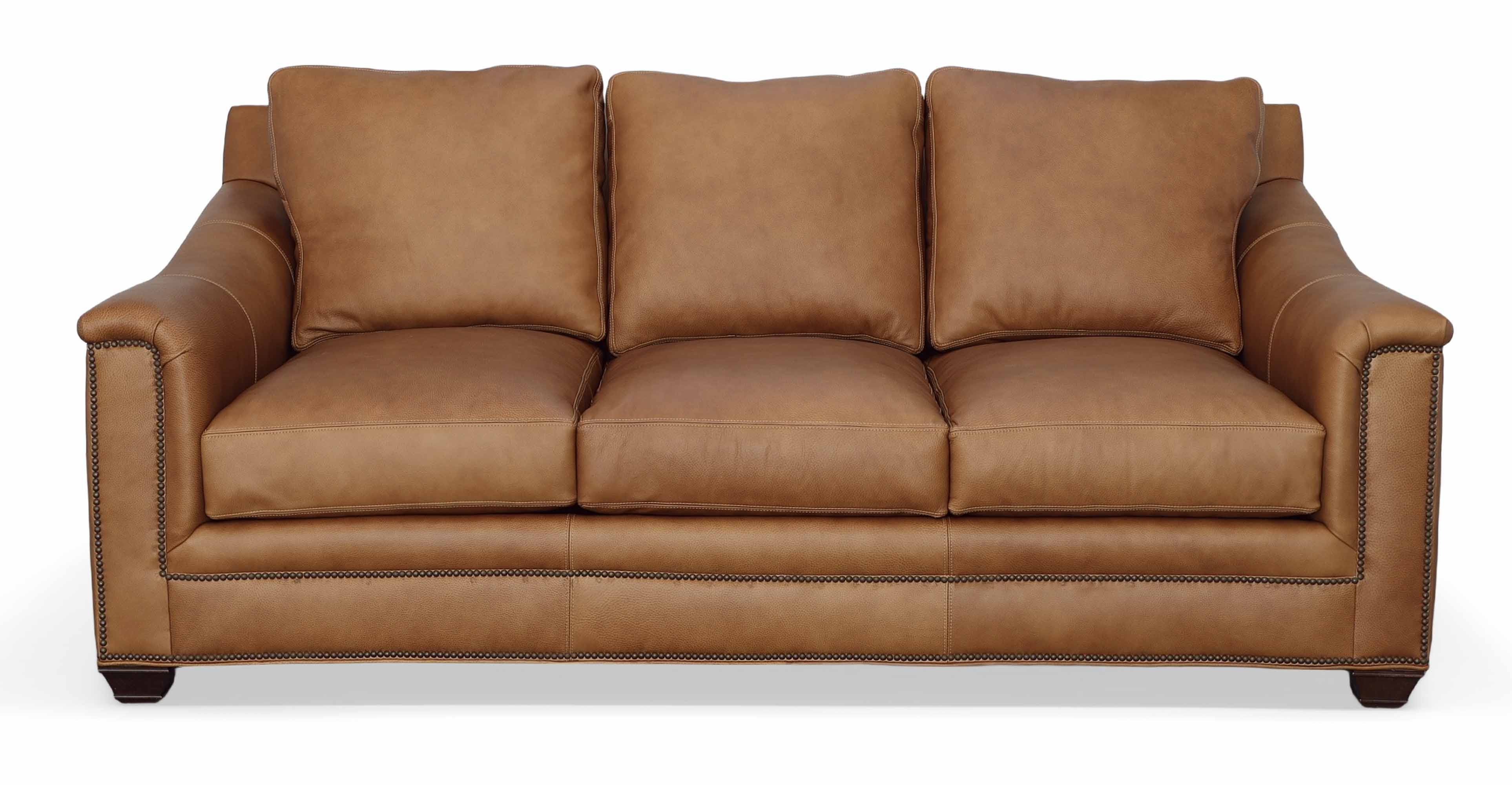 Ava Leather Queen Size Sofa Sleeper - Image 3
