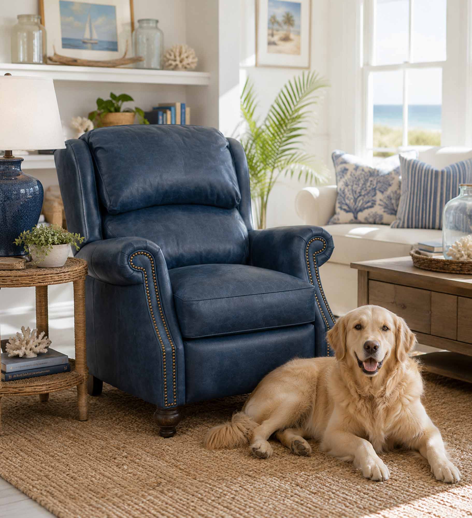 Bancroft Leather Recliner - Image 3