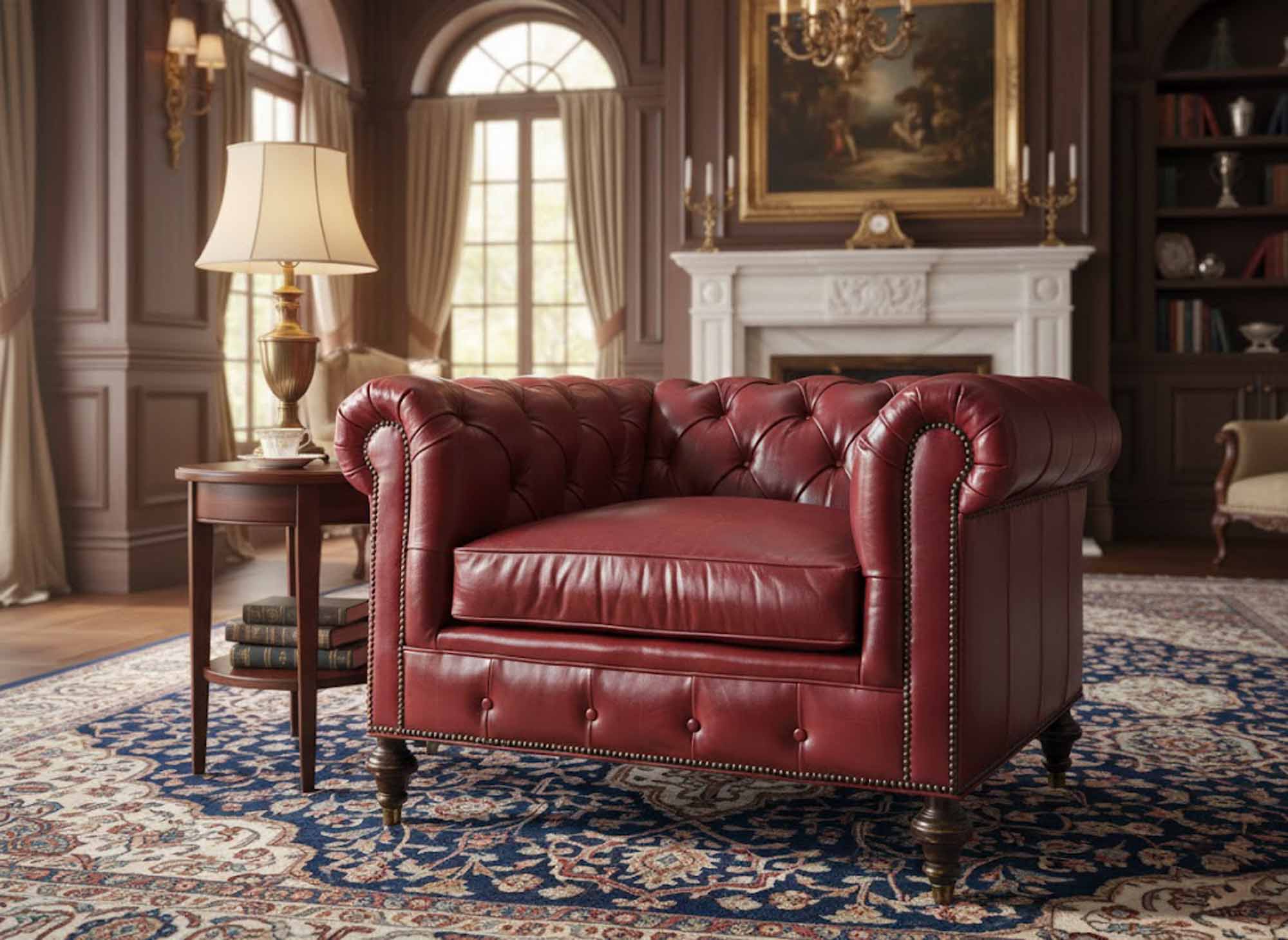 Baton Rouge Leather Chair - Image 3
