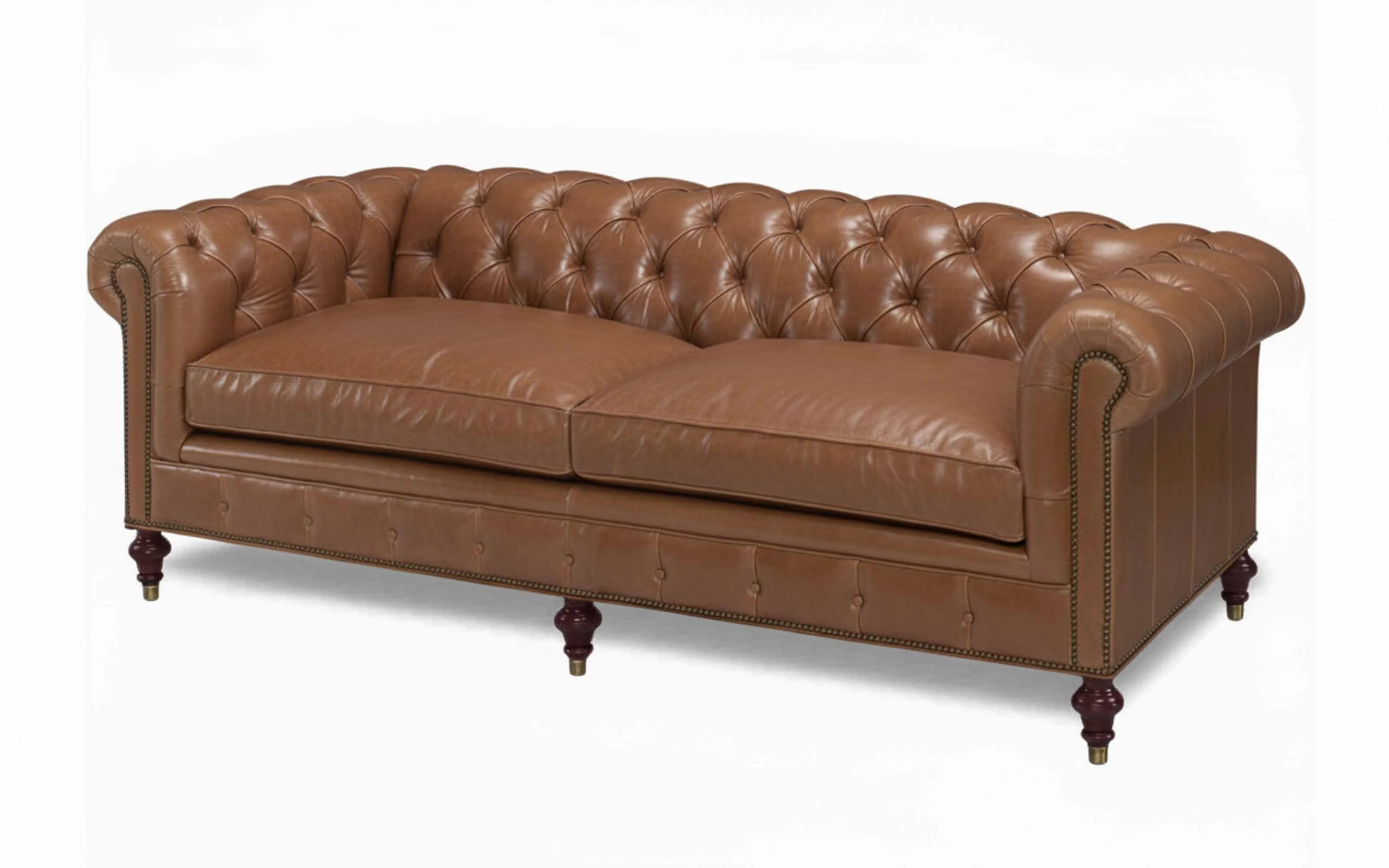 Baton Rouge Leather Sofa - Image 3