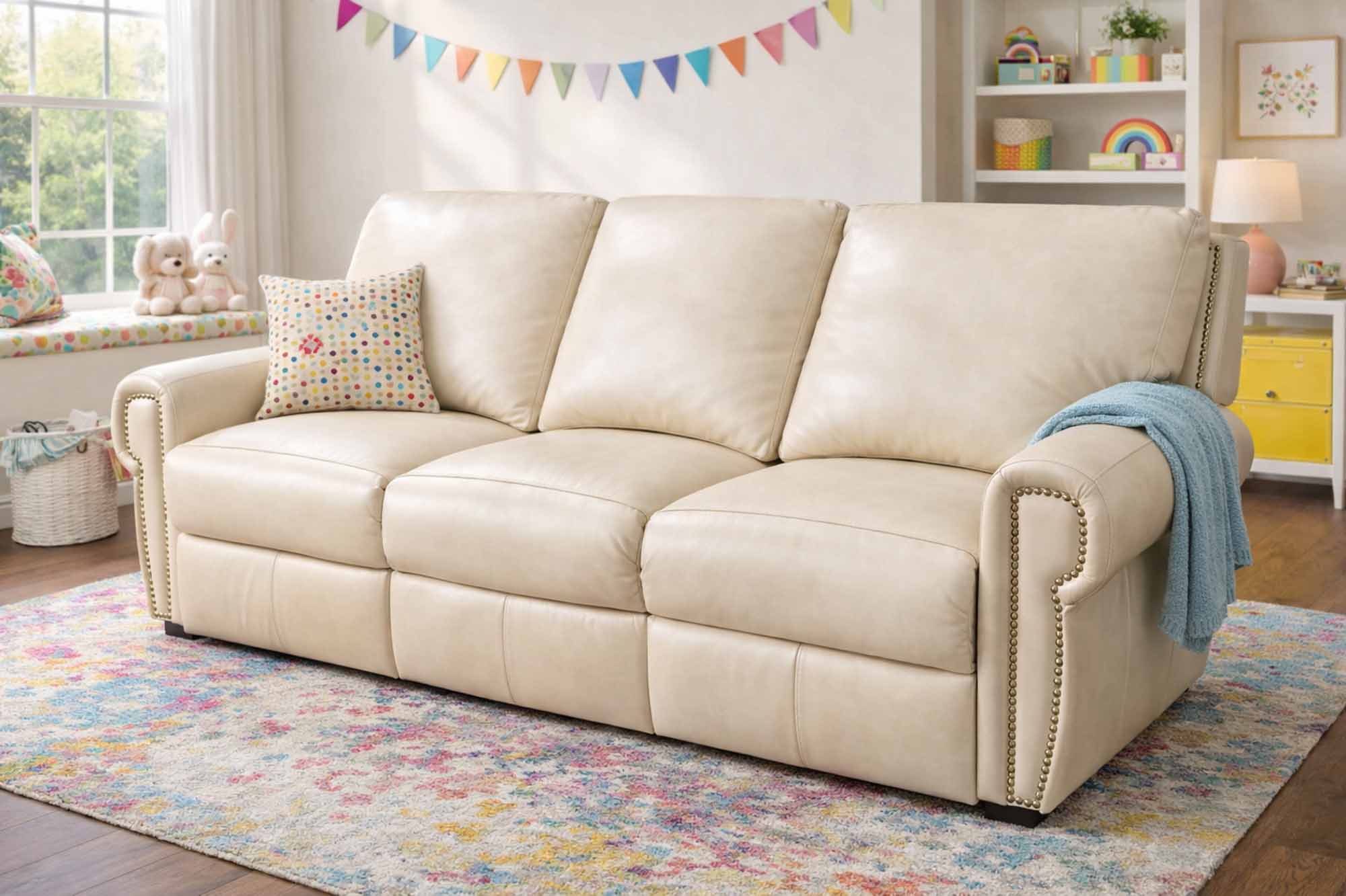 Bismarck Leather Sofa - Image 4