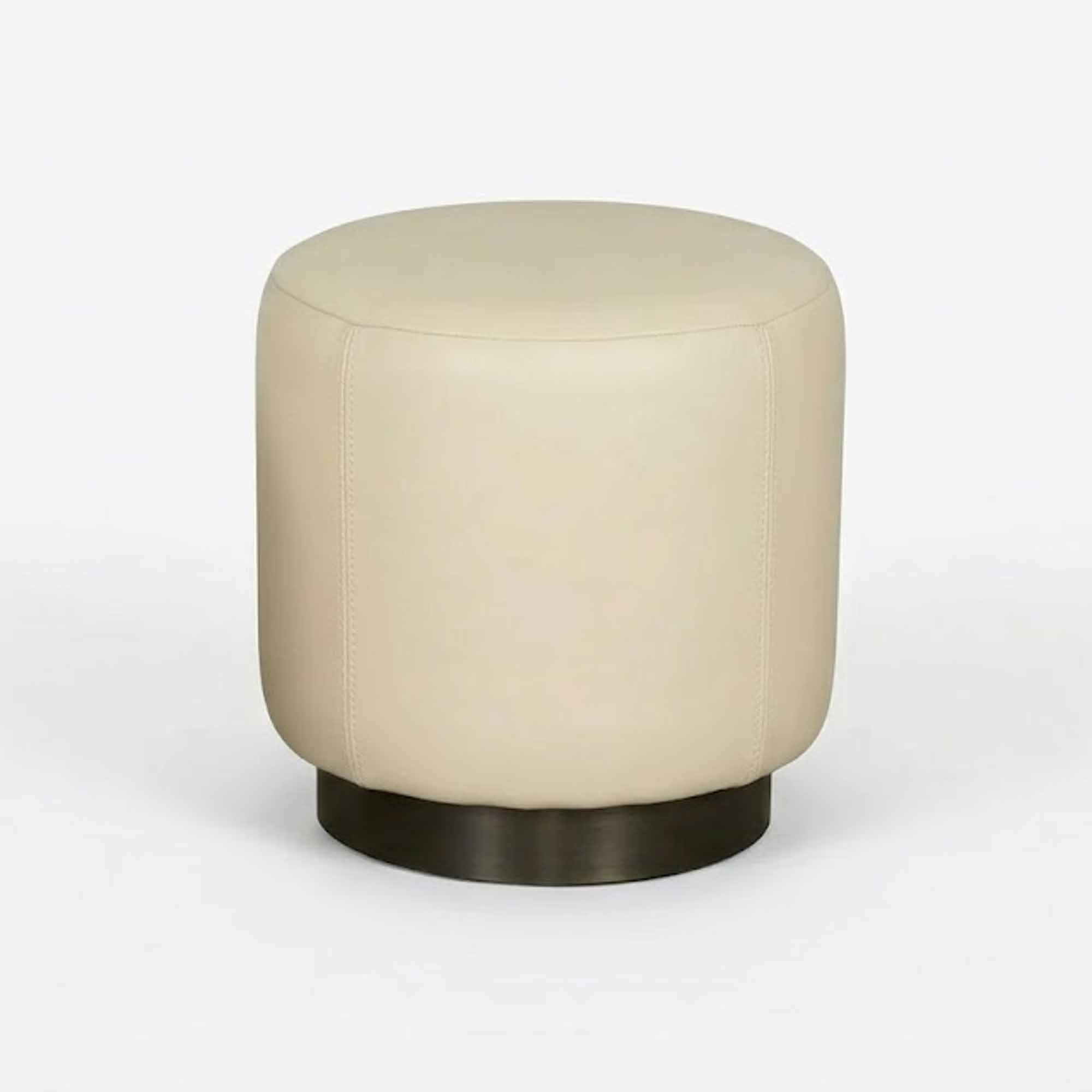 Bolen Leather Stool - Image 2
