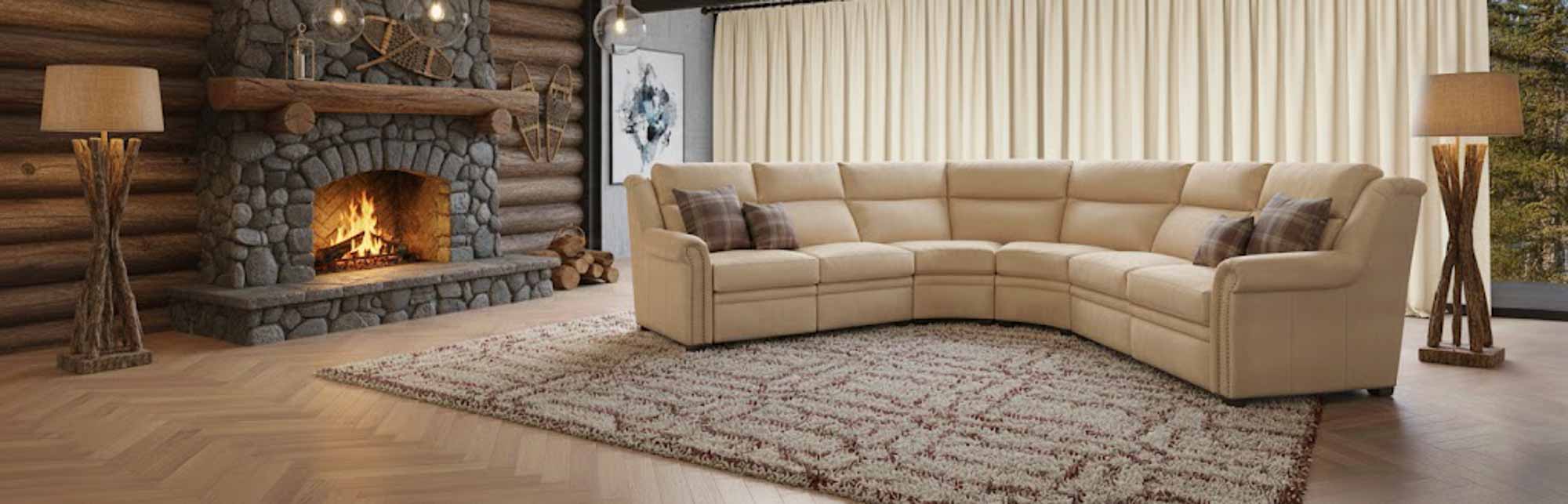 Bolton Leather Power Reclining Sectional With Articulating Headrest - Image 8