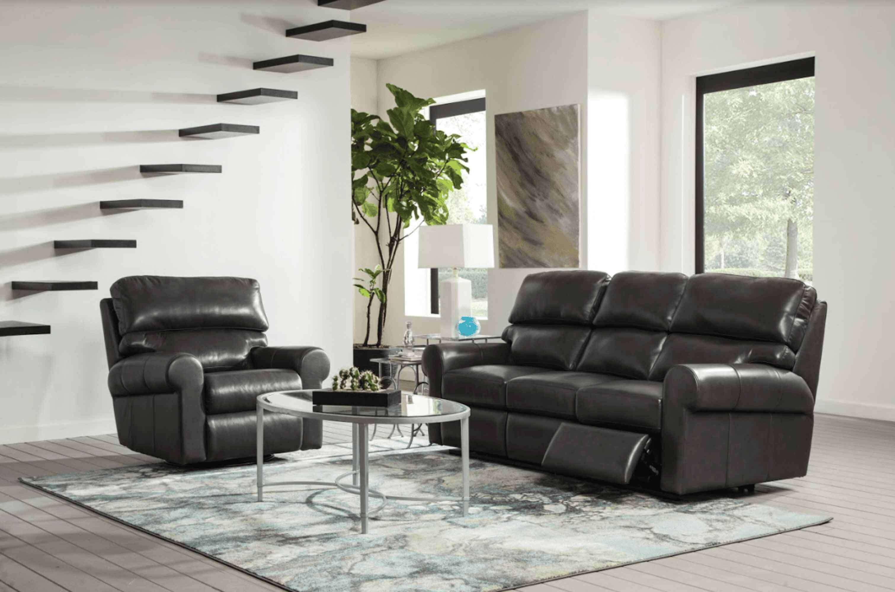 Brookfield Leather Reclining Sofa - Image 5