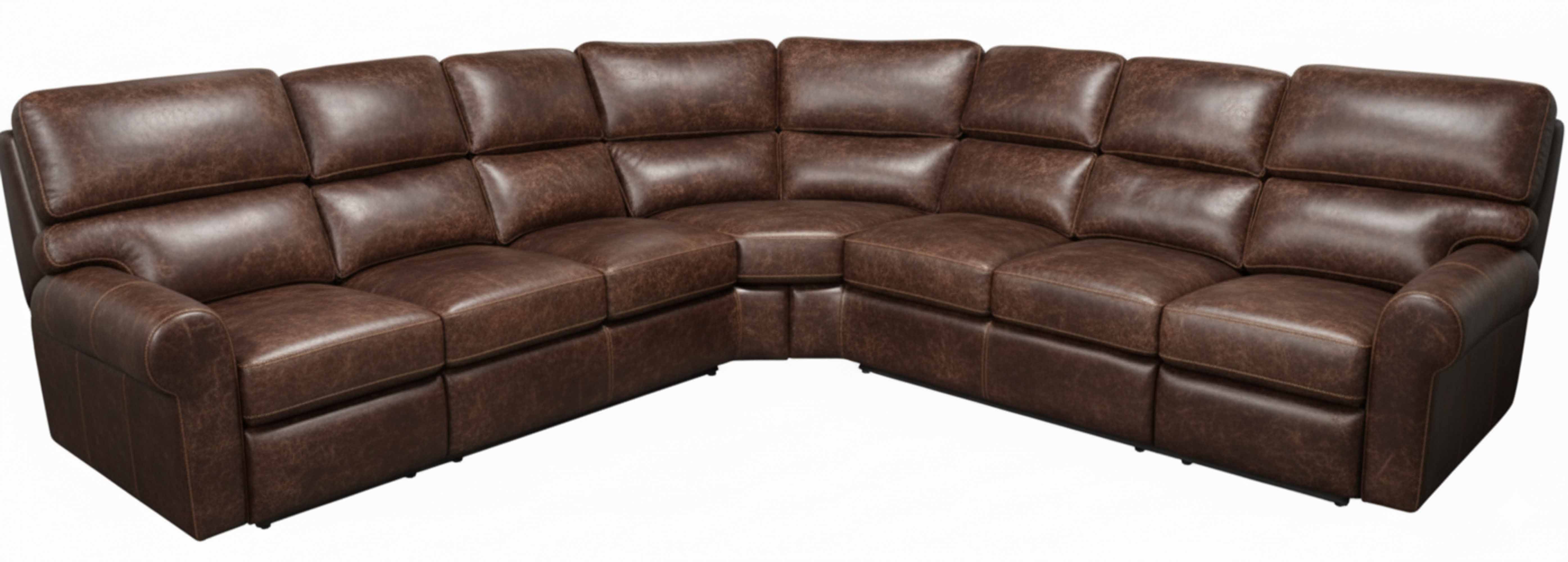 Brookfield Leather Sectional - Image 2