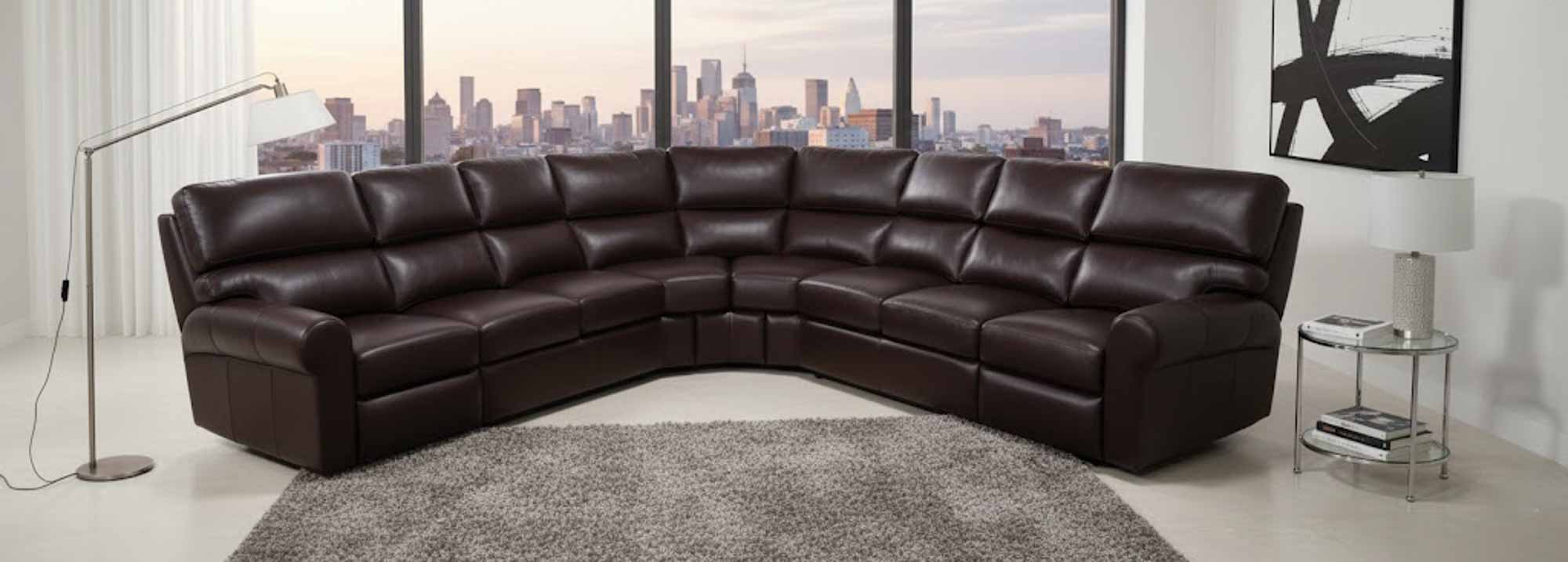Brookfield Leather Sectional - Image 8