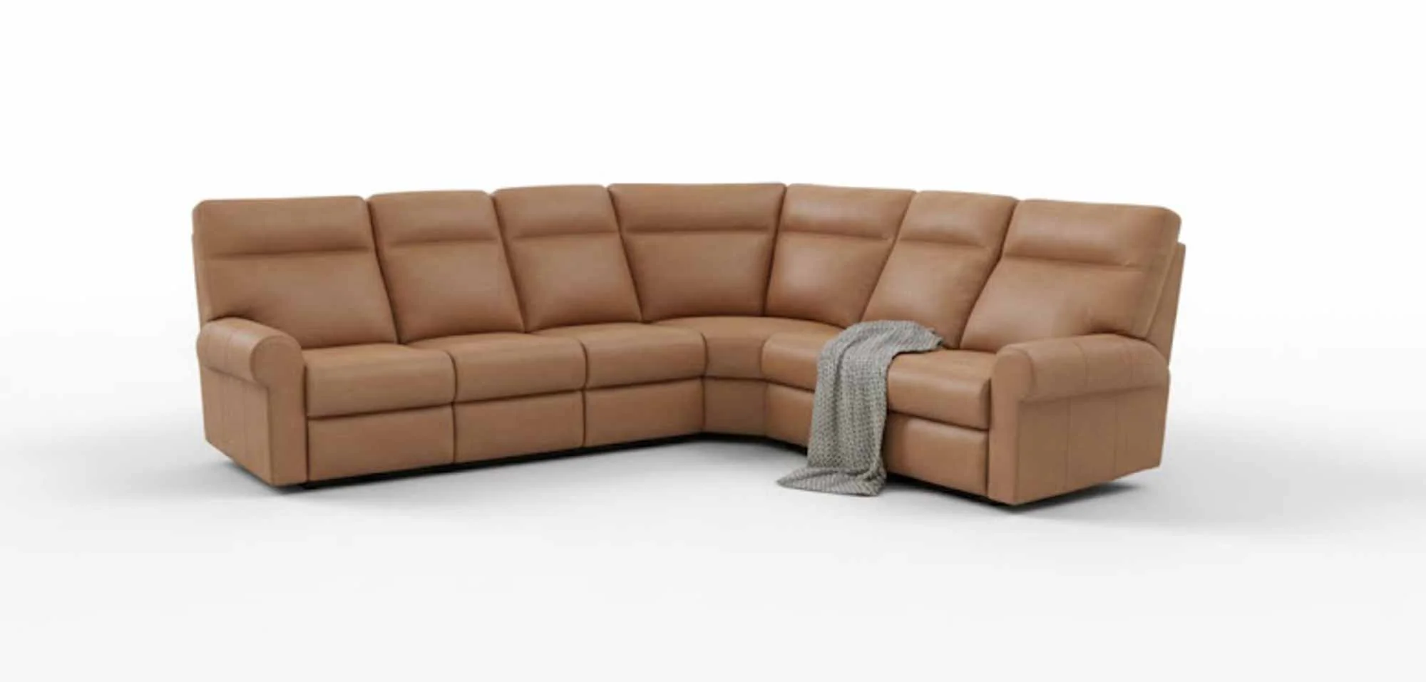Brookhurst Leather Reclining Sectional - Image 2