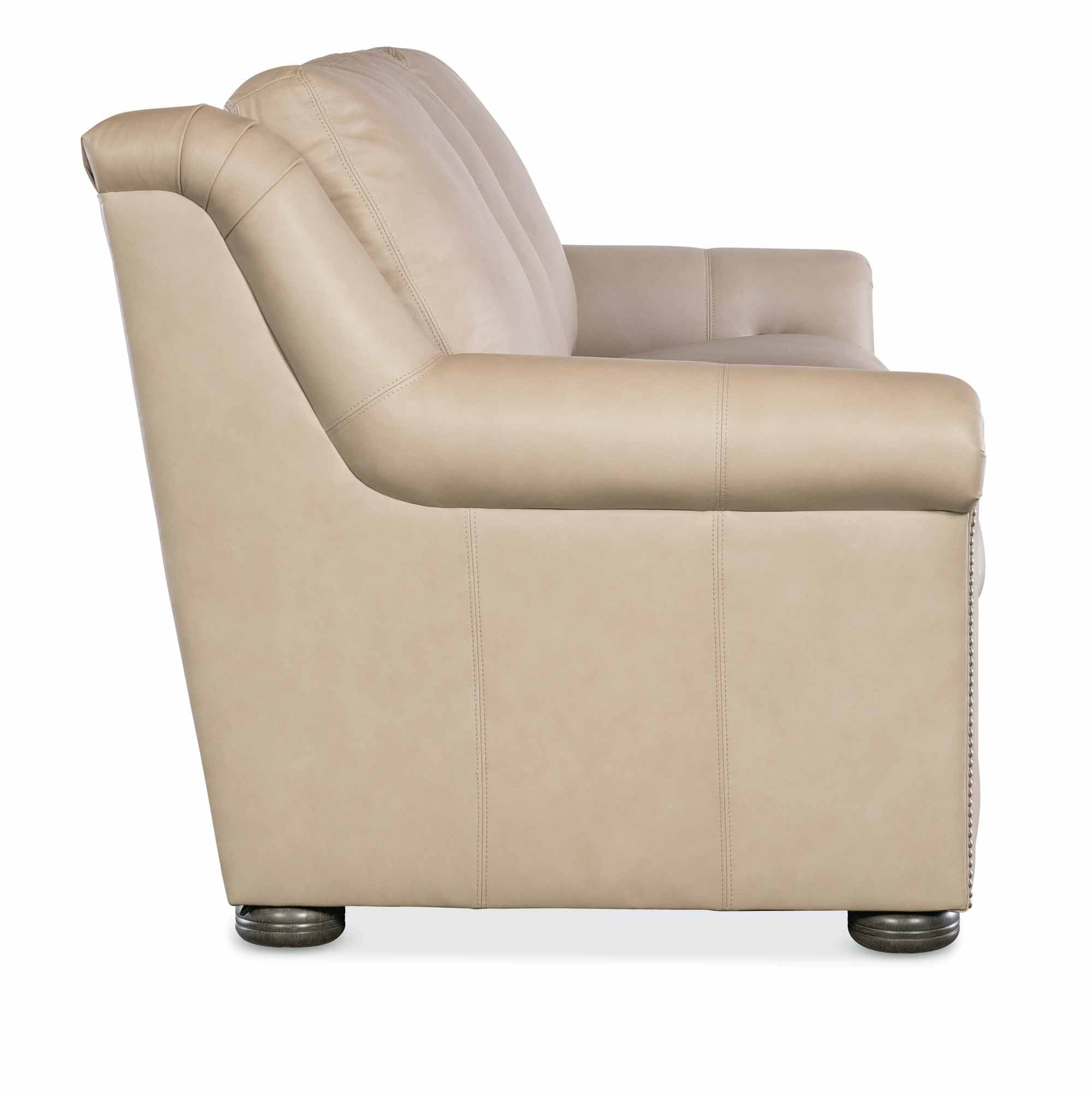 Burke Leather Power Reclining Sofa - Image 3