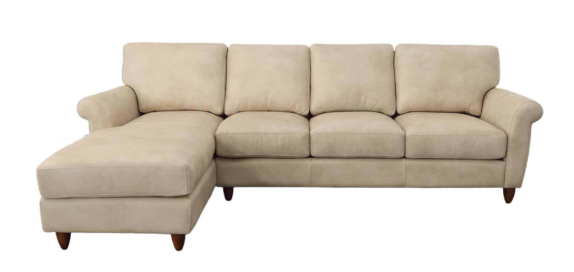 Cameo Leather Sofa With Chaise - Image 2