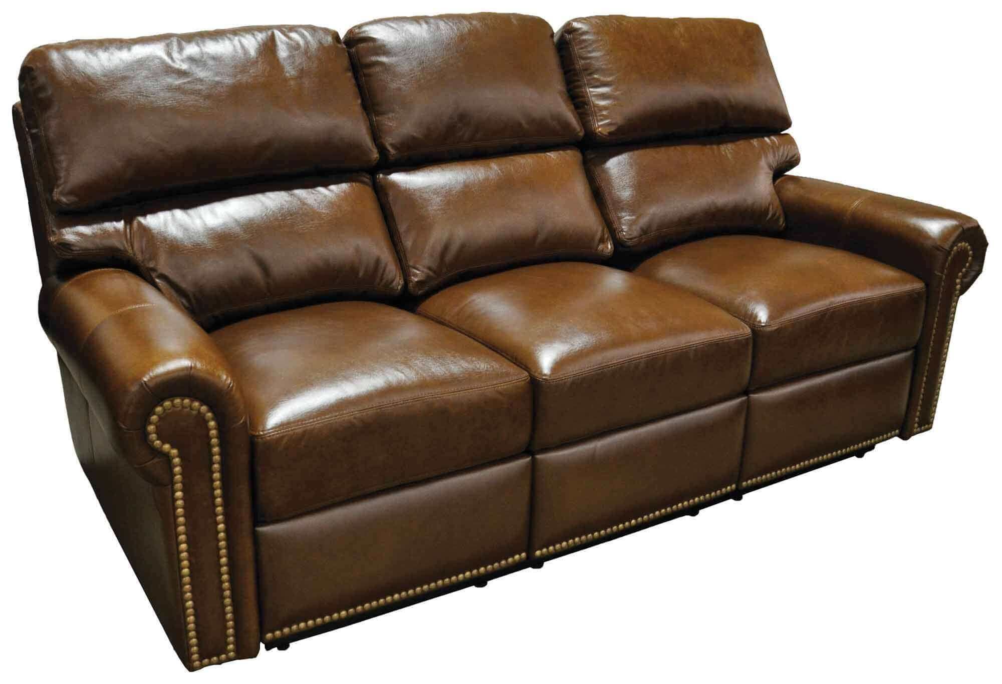 Carlton Leather Reclining Loveseat