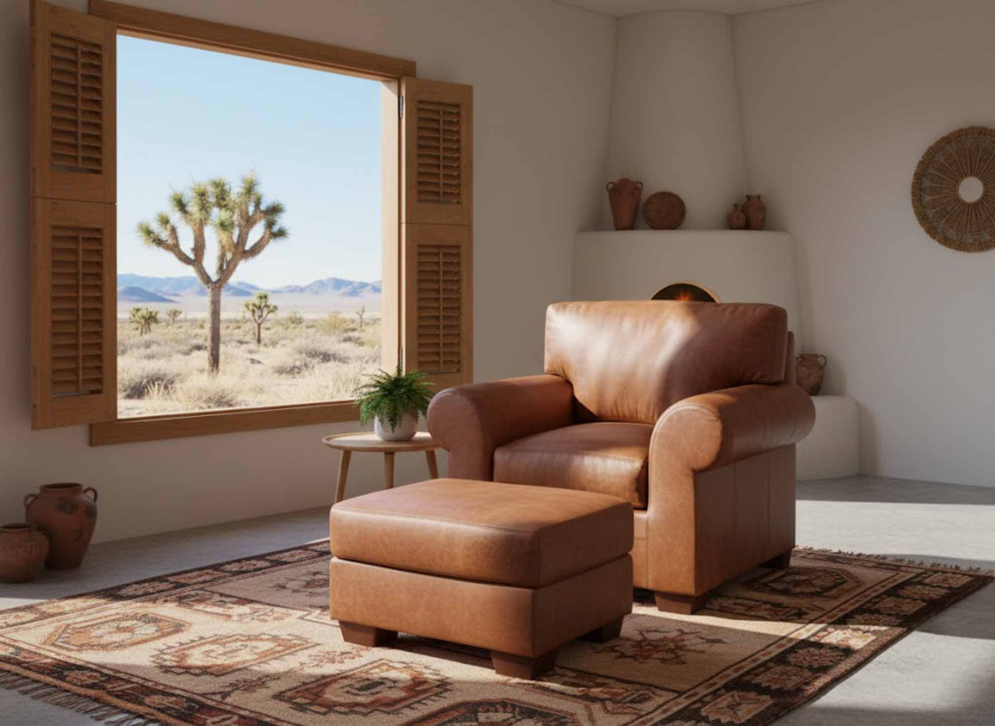 Castle Rock Leather Chair - Image 7
