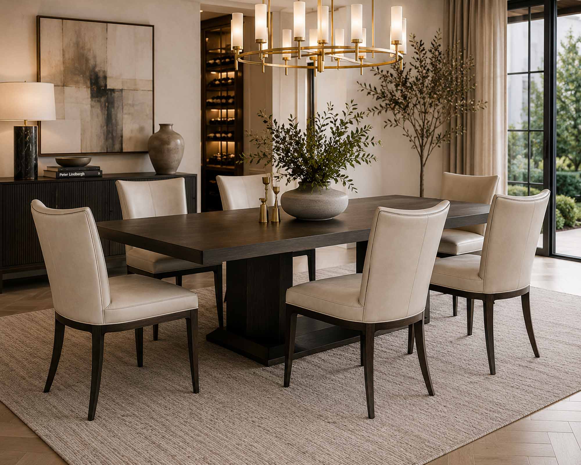 Charlie Leather Dining Chair - Image 3