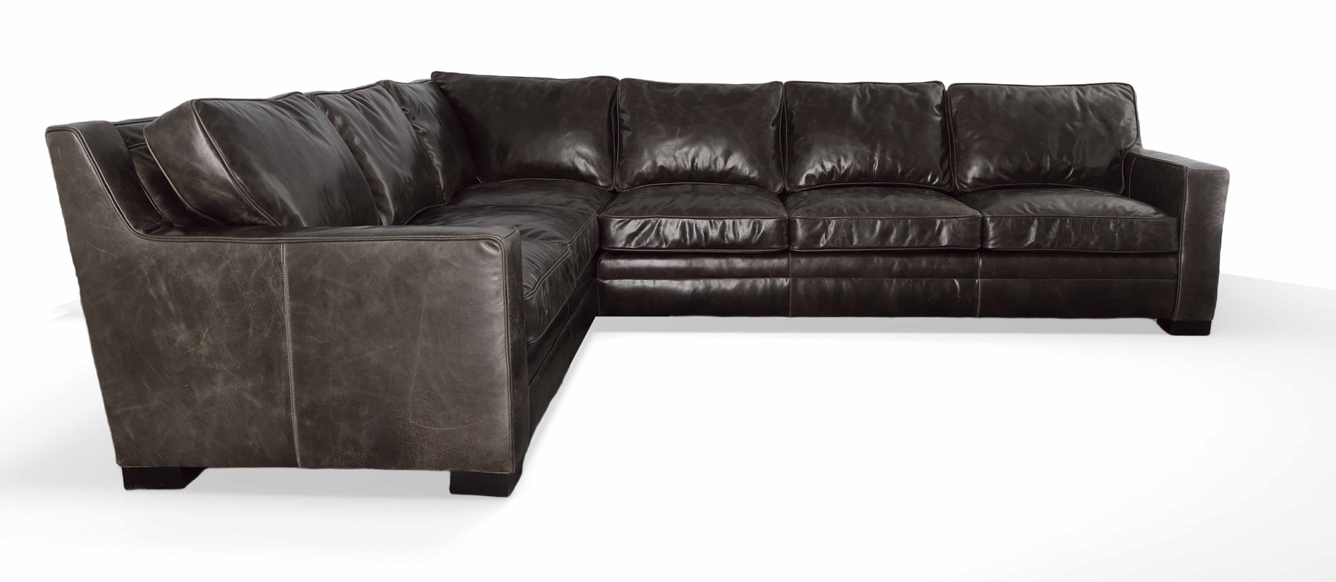 Clark Leather Sectional - Image 2