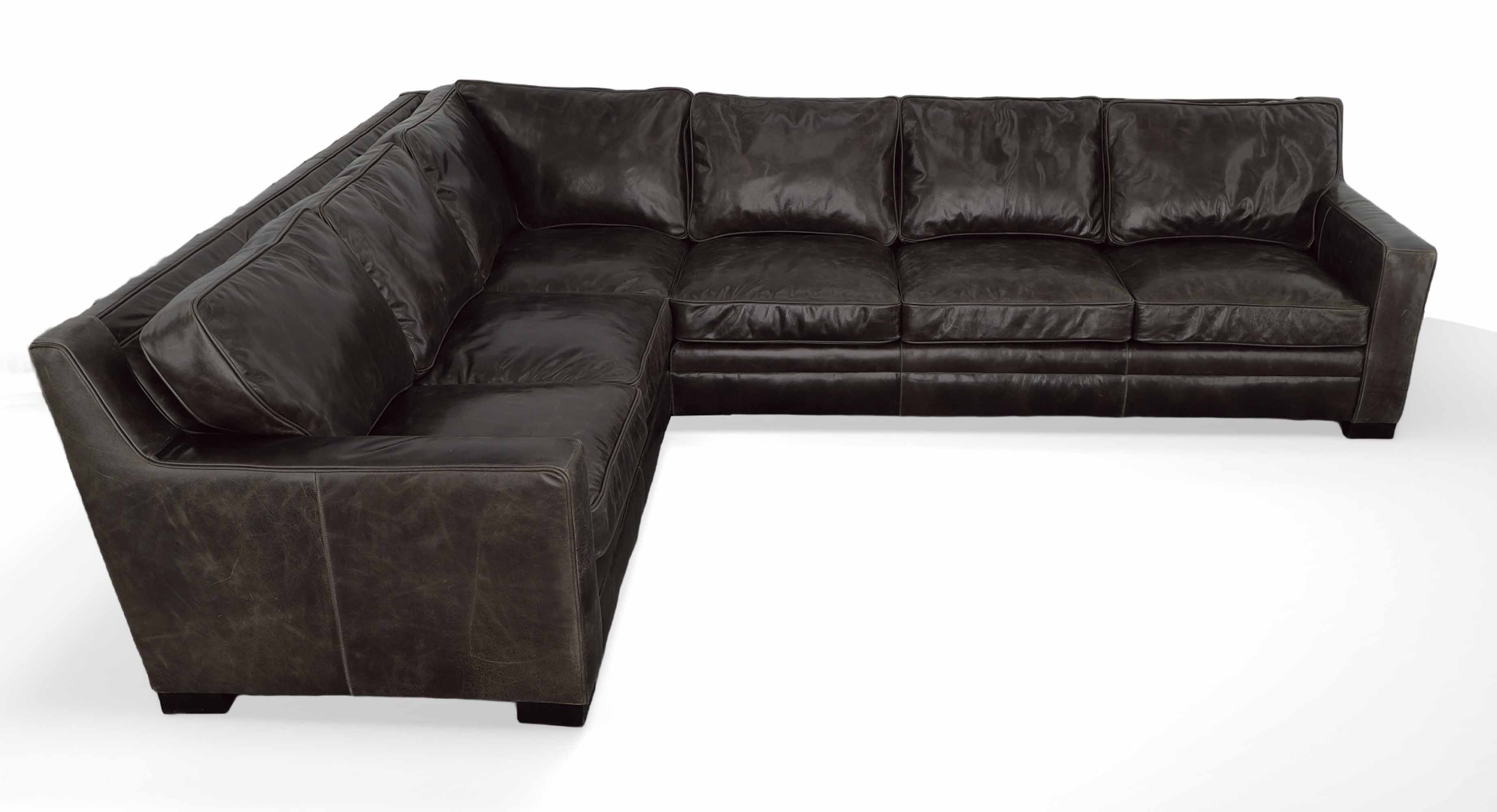 Clark Leather Sectional - Image 4