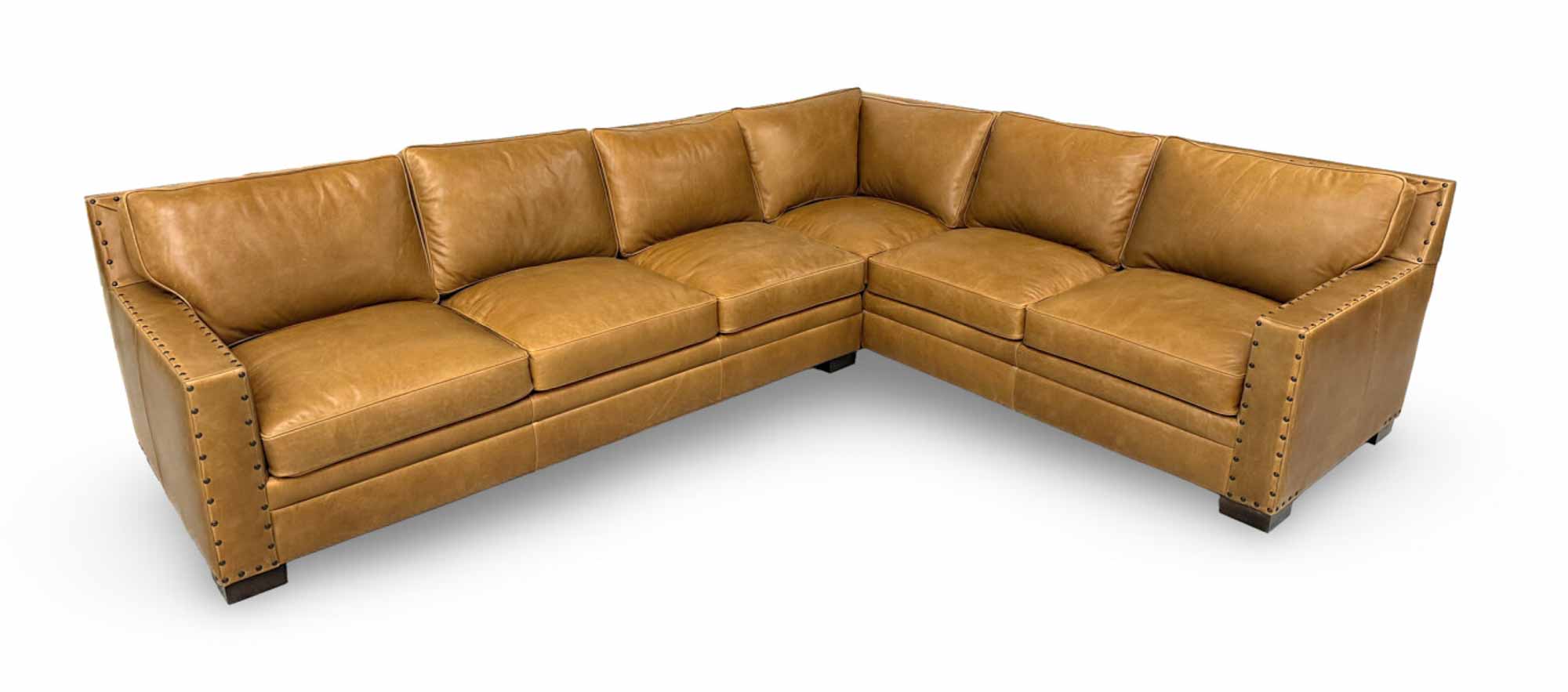 Clark Leather Sectional - Image 5