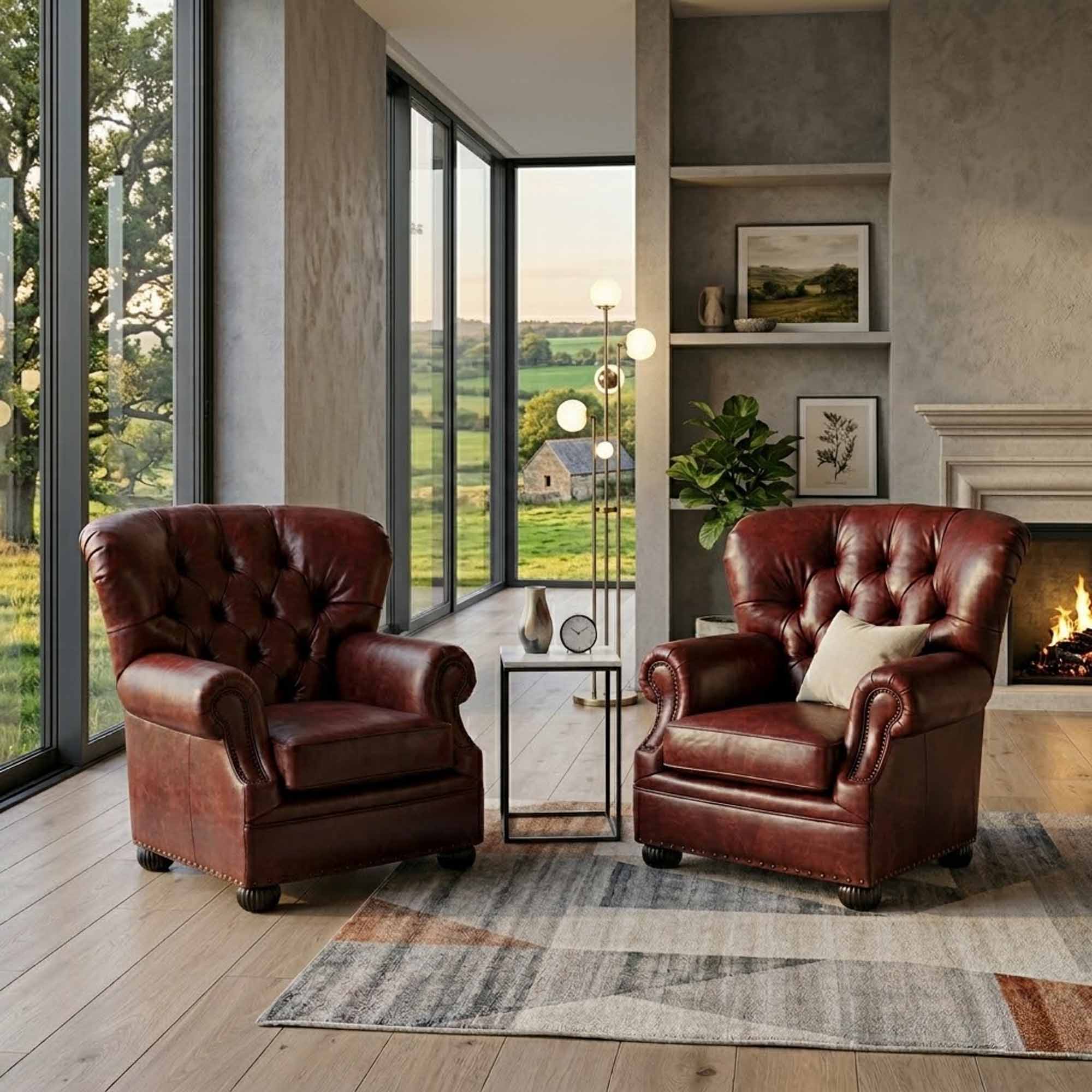 Claudette Leather Chair - Image 6