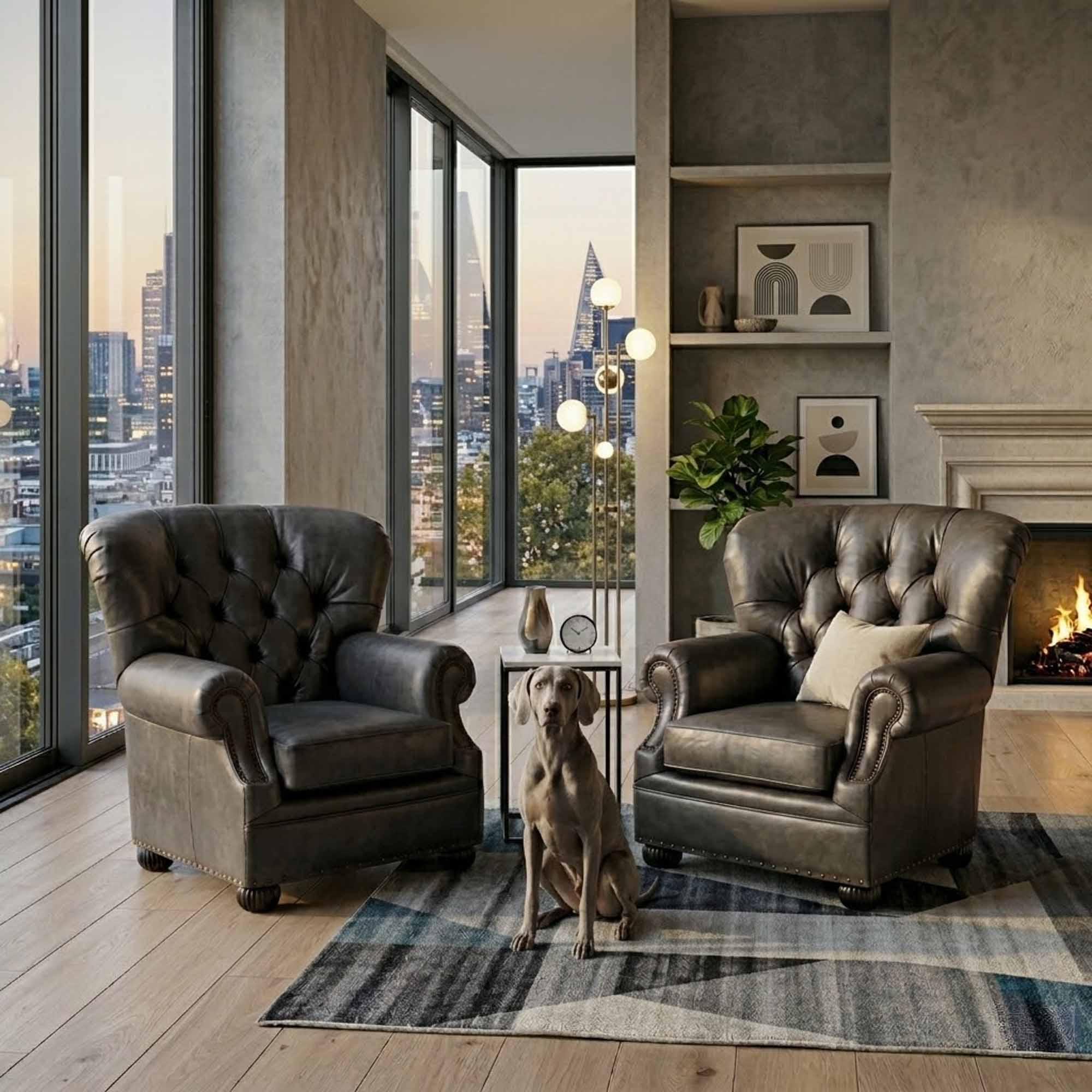 Claudette Leather Chair - Image 7