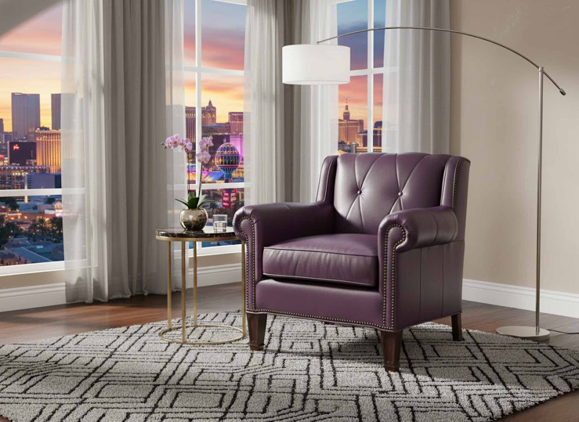 Cleo Leather Chair - Image 8