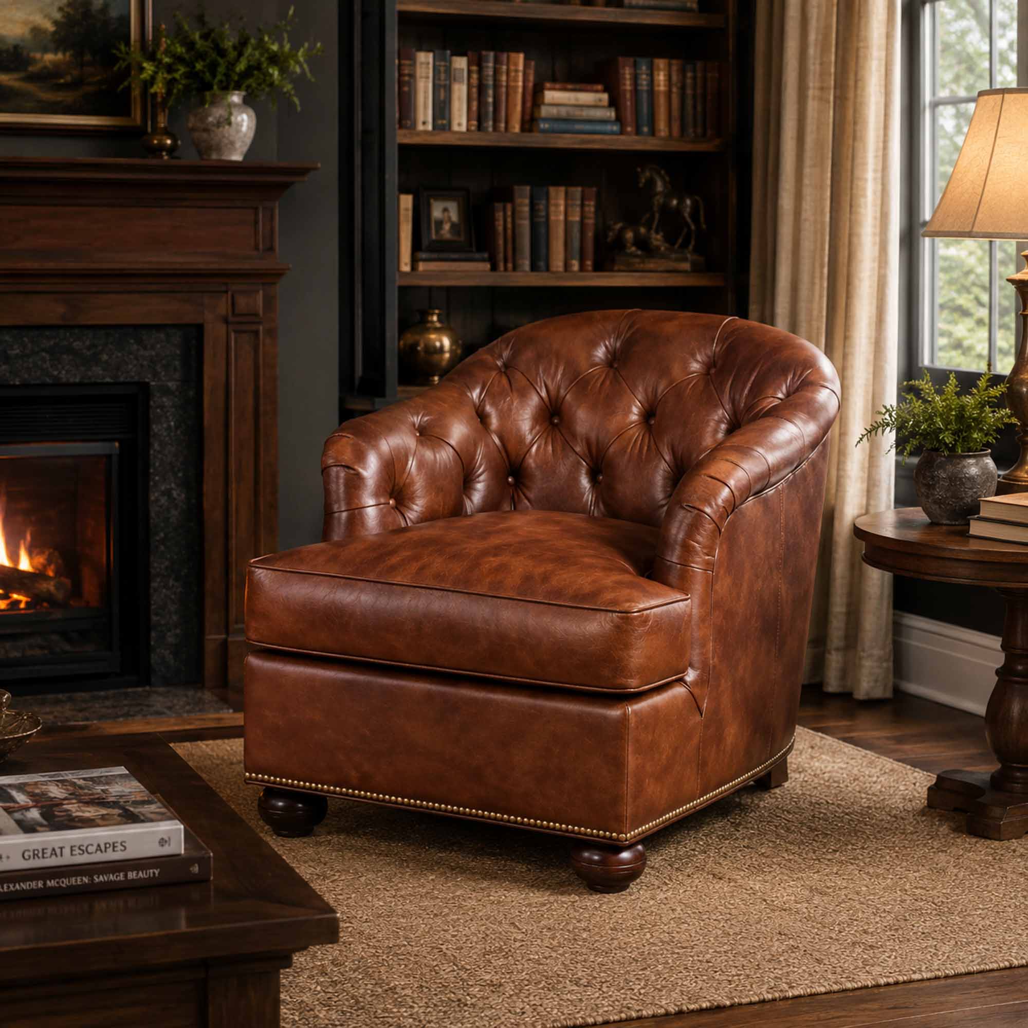 Coleman Leather Chair - Image 4