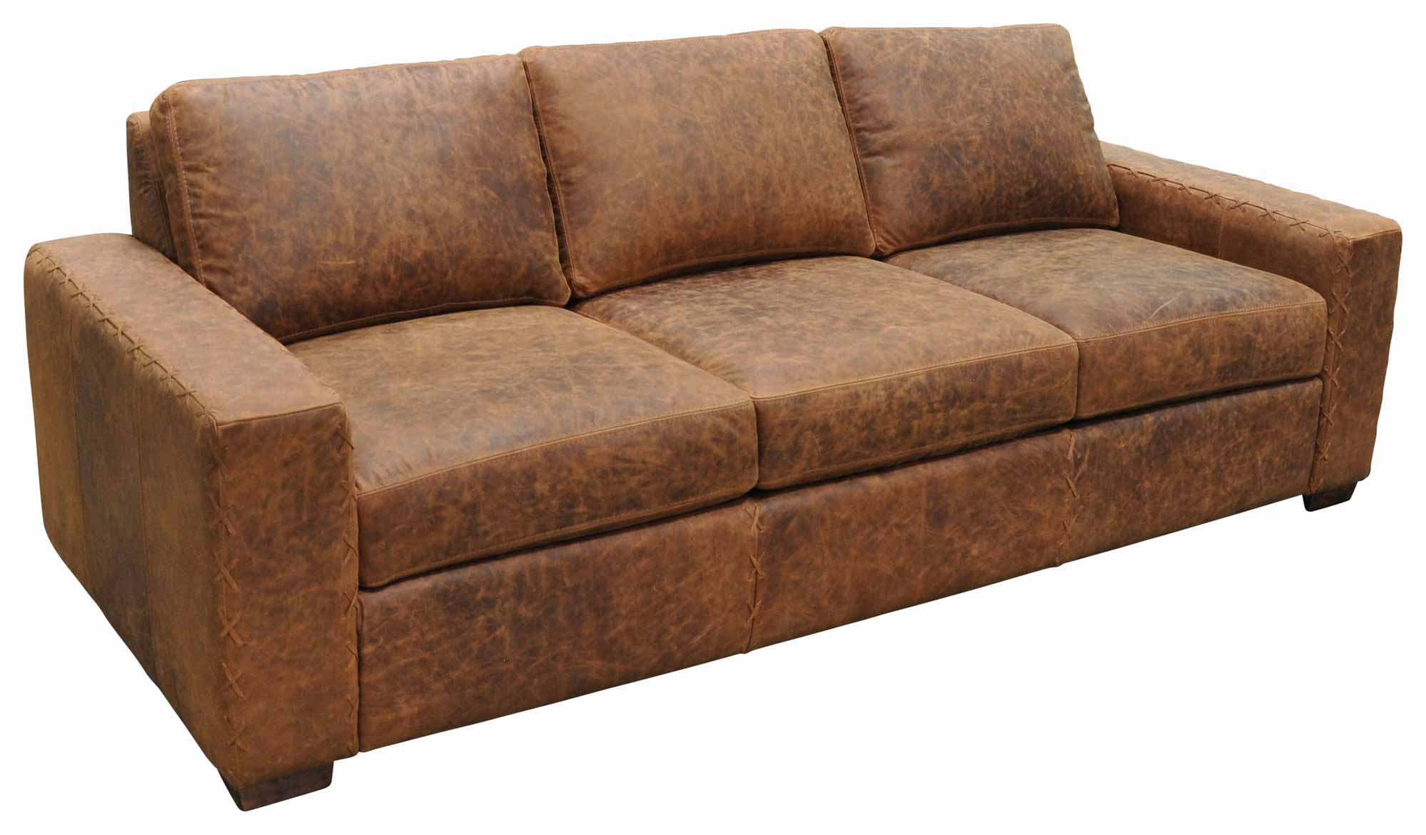 Colorado Leather Queen Size Sofa Sleeper - Image 5