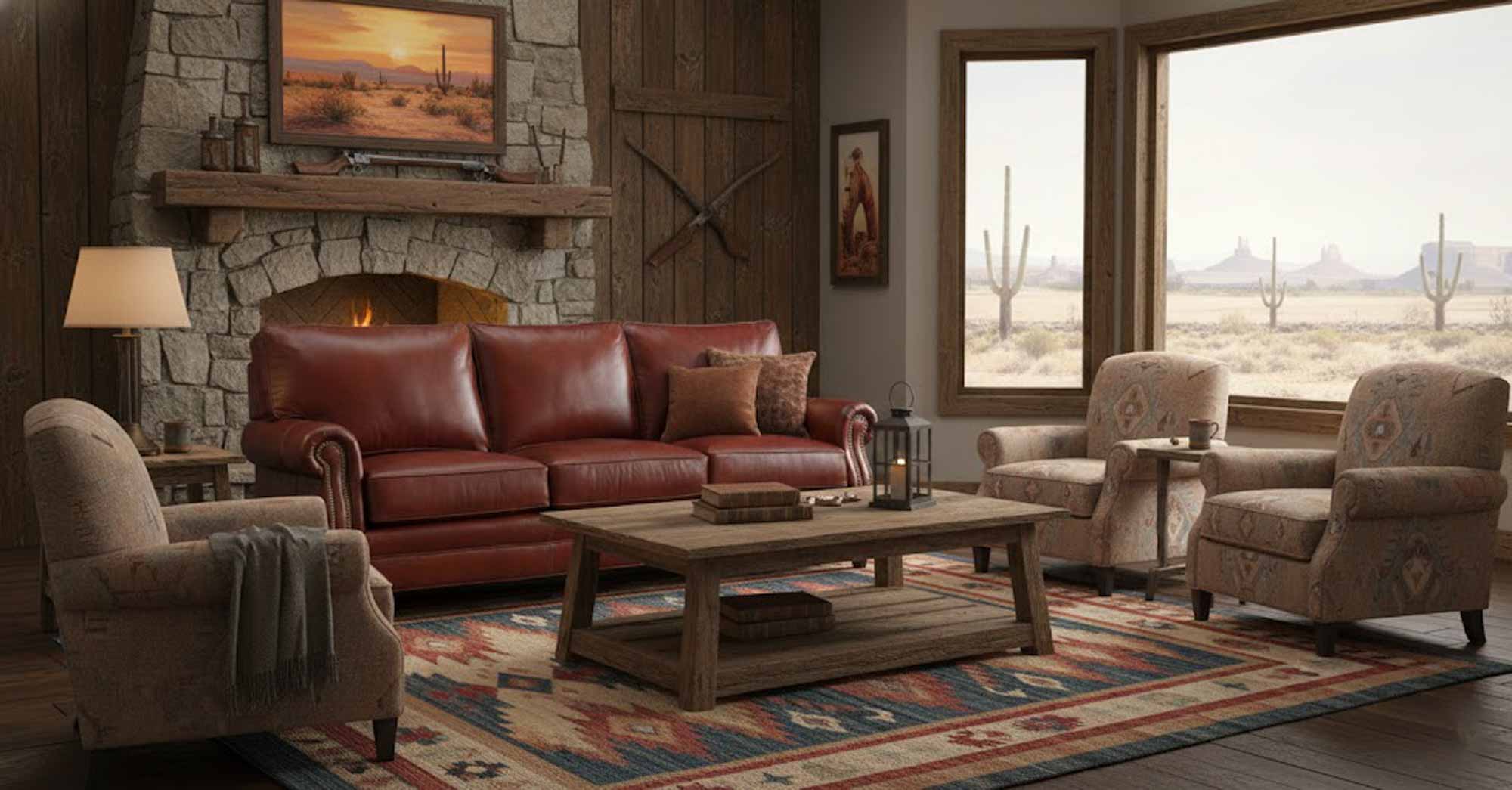 Conway Leather Queen Size Sofa Sleeper - Image 3