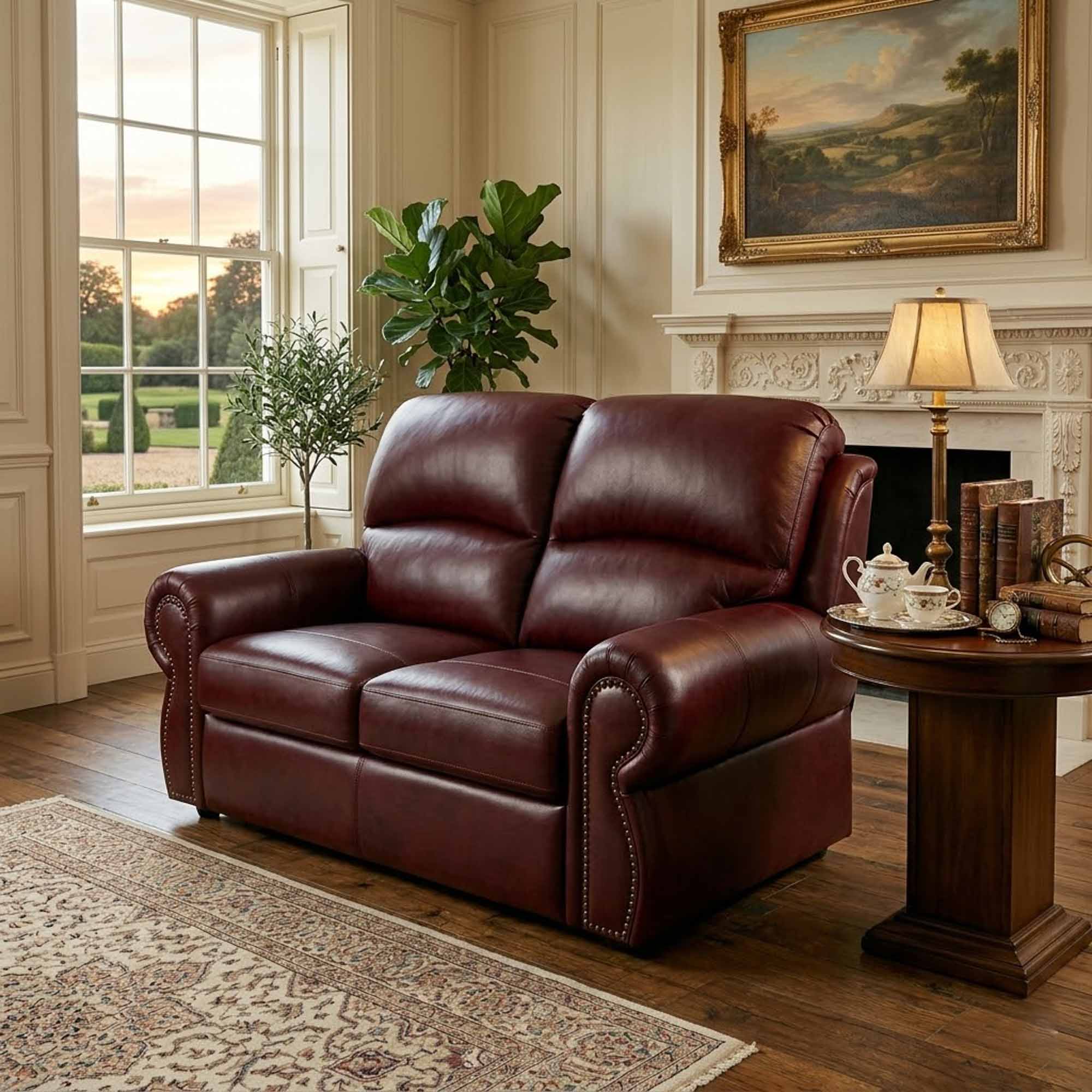 Cortina Leather Loveseat - Image 3