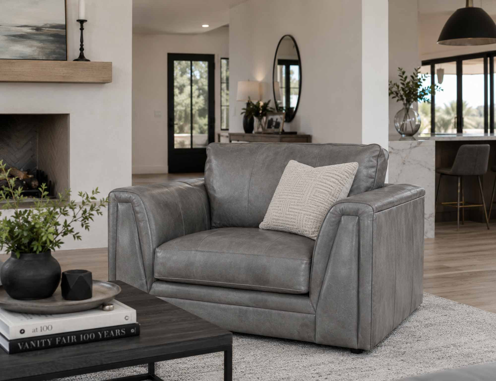 Crew Leather Chair - Image 11