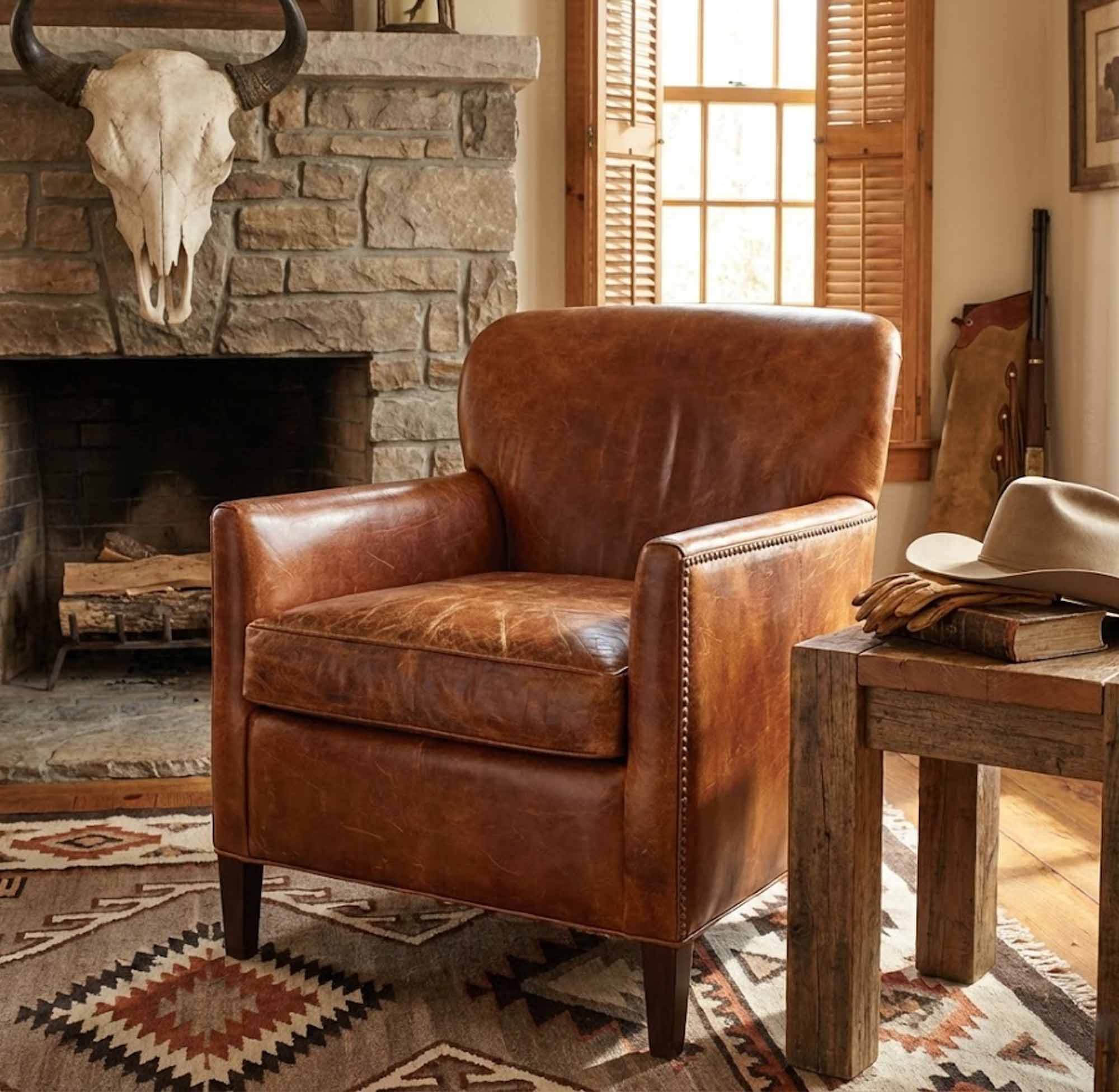 Crosby Leather Chair - Image 2