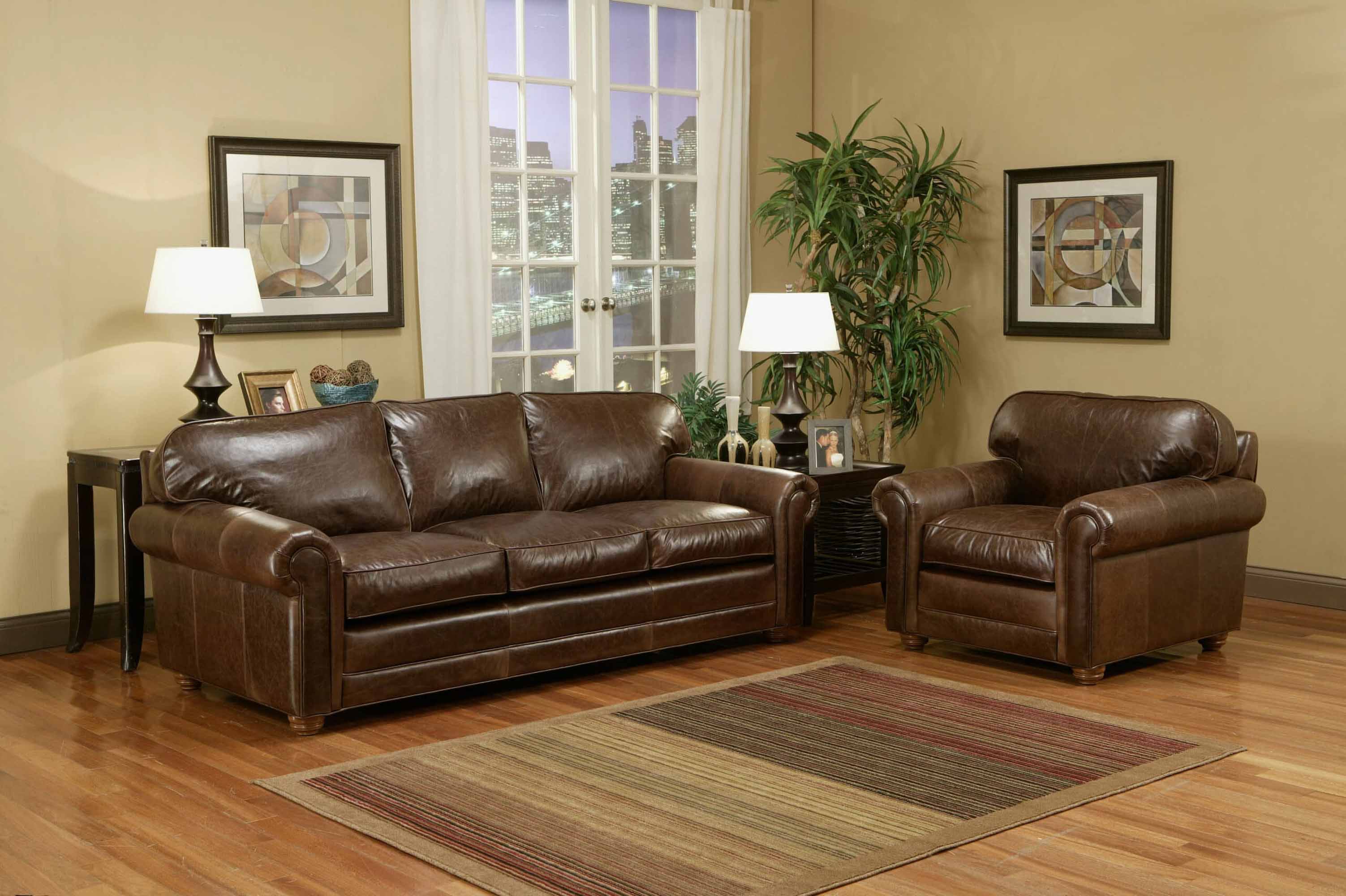 Dalton Leather Queen Size Sofa Sleeper - Image 2