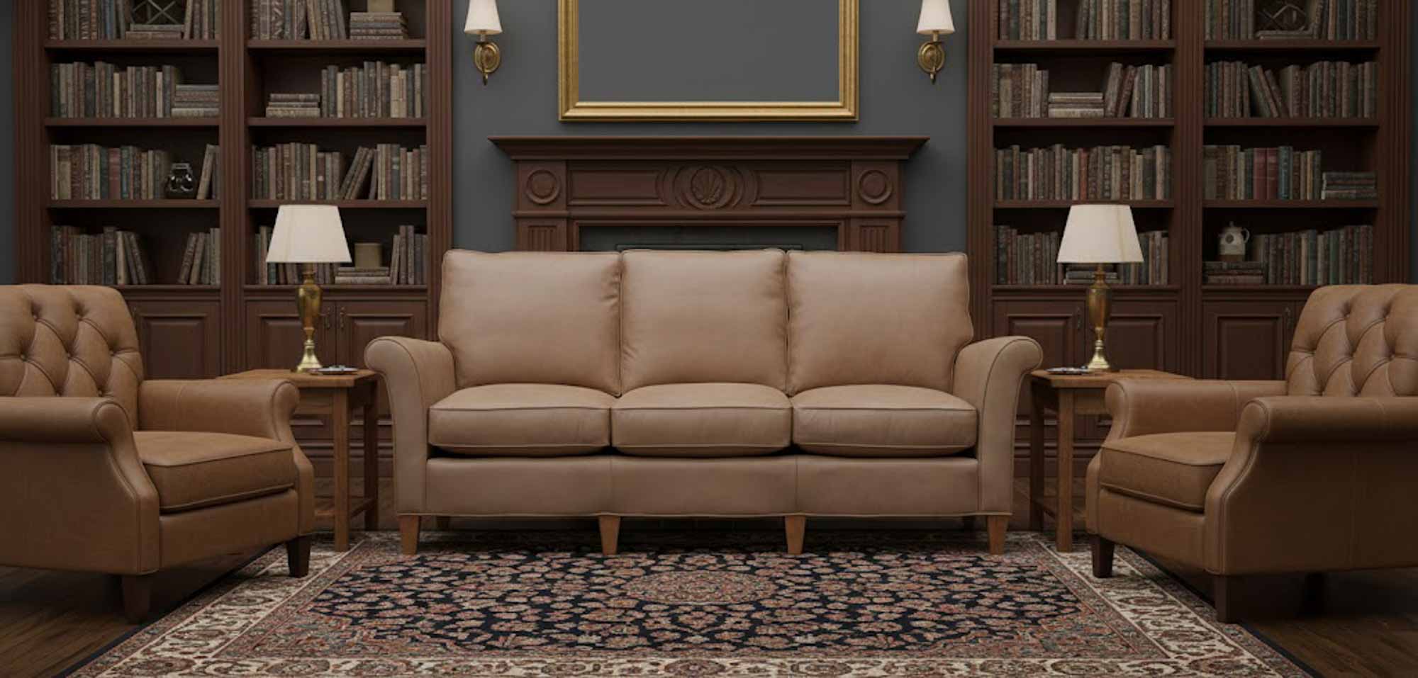 Dino Leather Sofa - Image 4