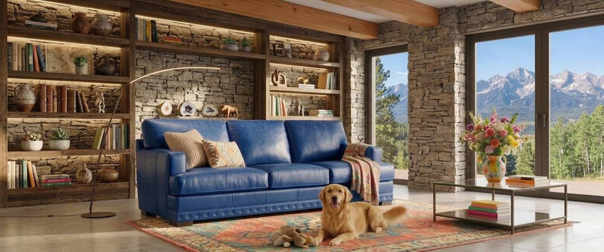 Dolce Leather Loveseat - Image 3