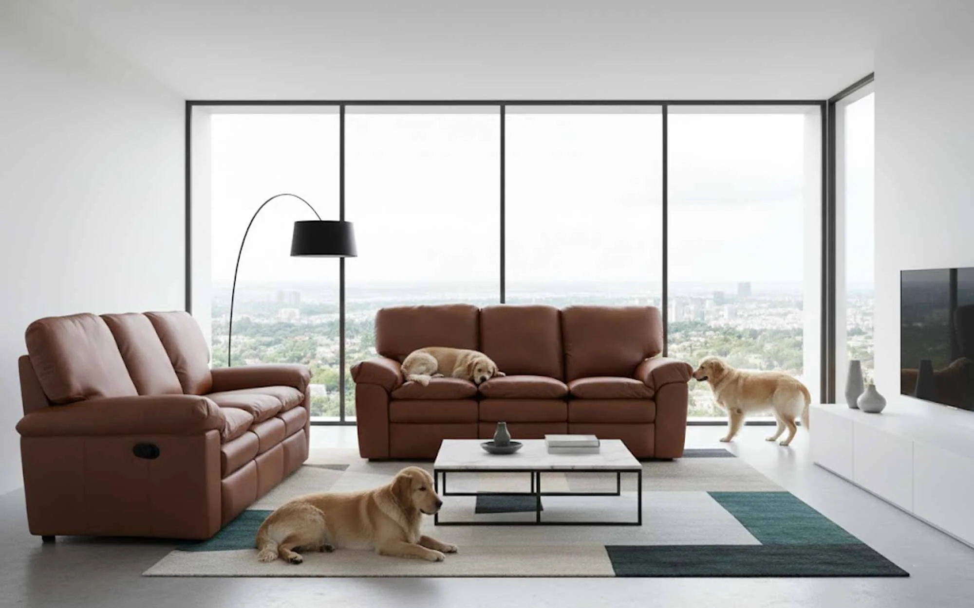 El Dorado Leather Reclining Sofa - Image 3
