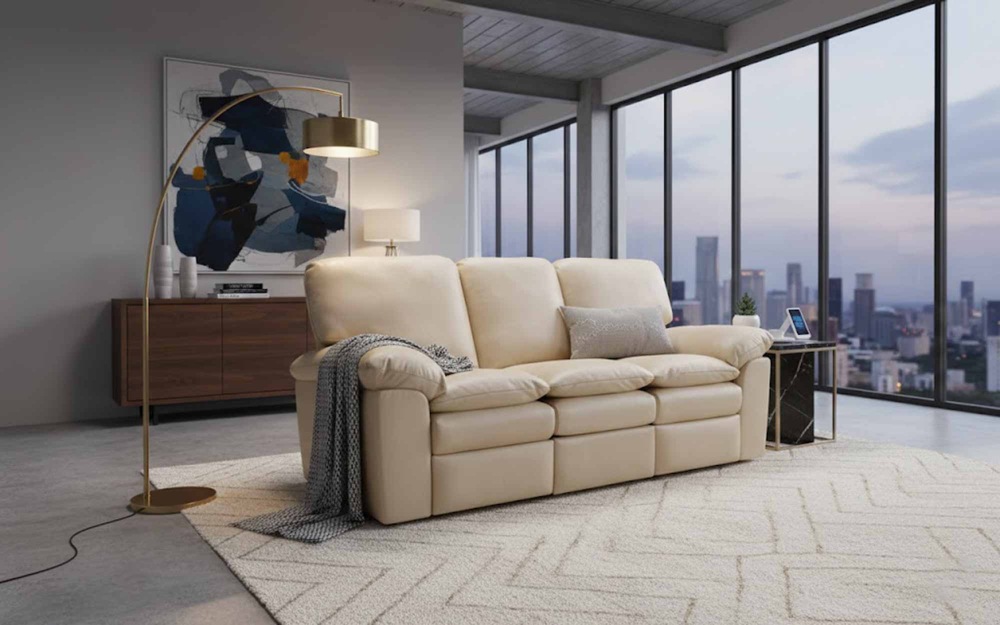 El Dorado Leather Reclining Sofa - Image 5