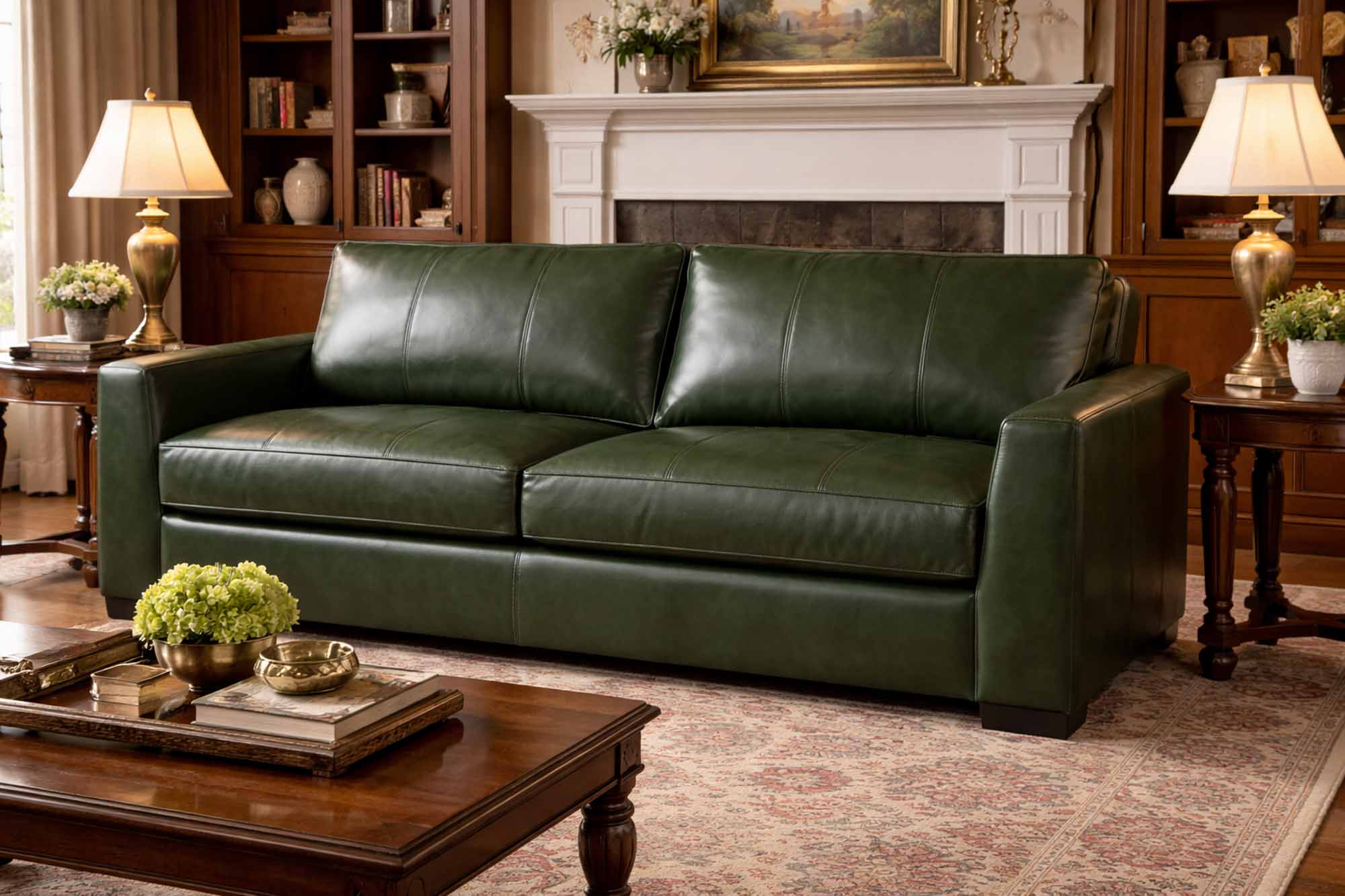 Eliana Leather Sofa - Image 10
