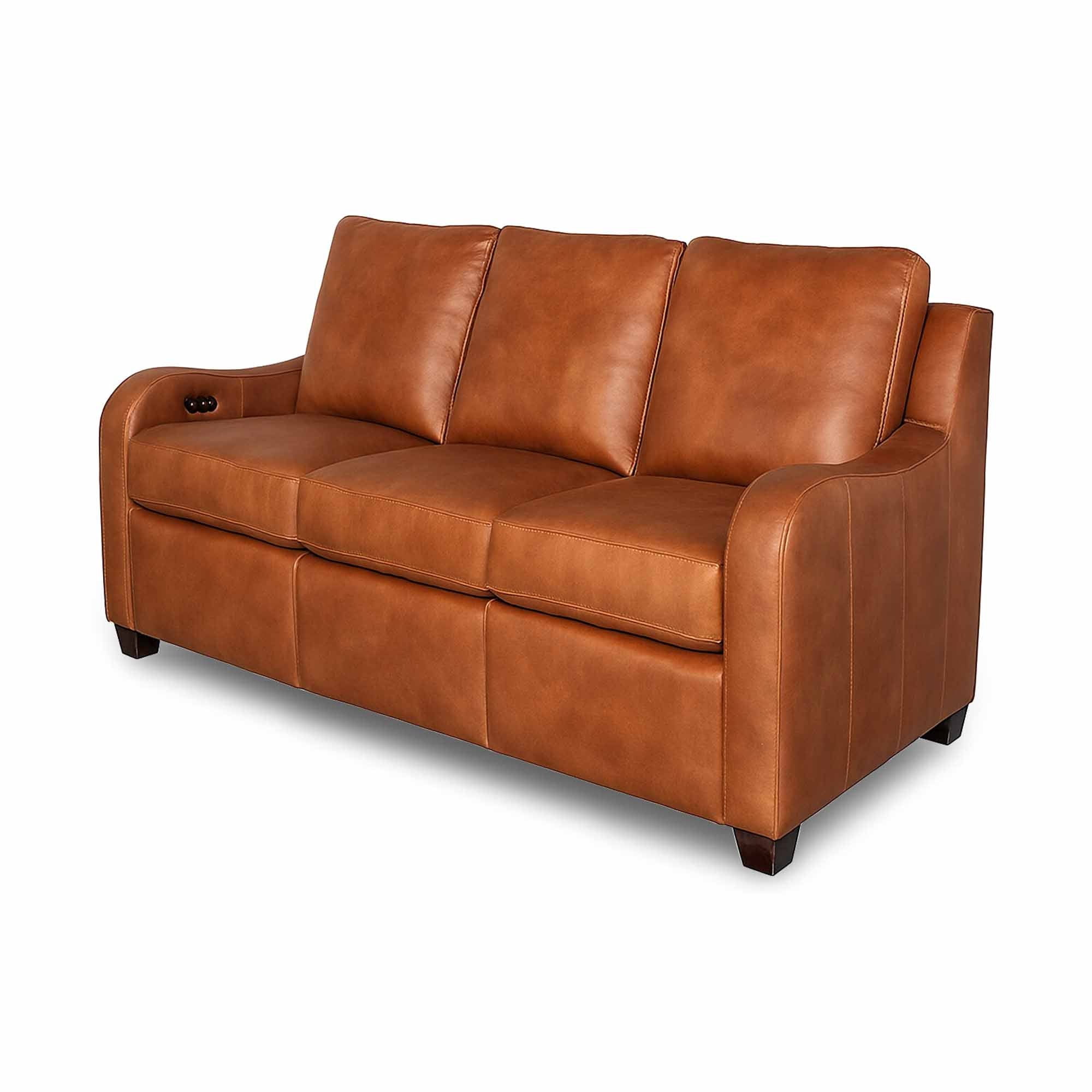 Ethan Leather Power Reclining Sofa With Articulating Headrest - Image 2