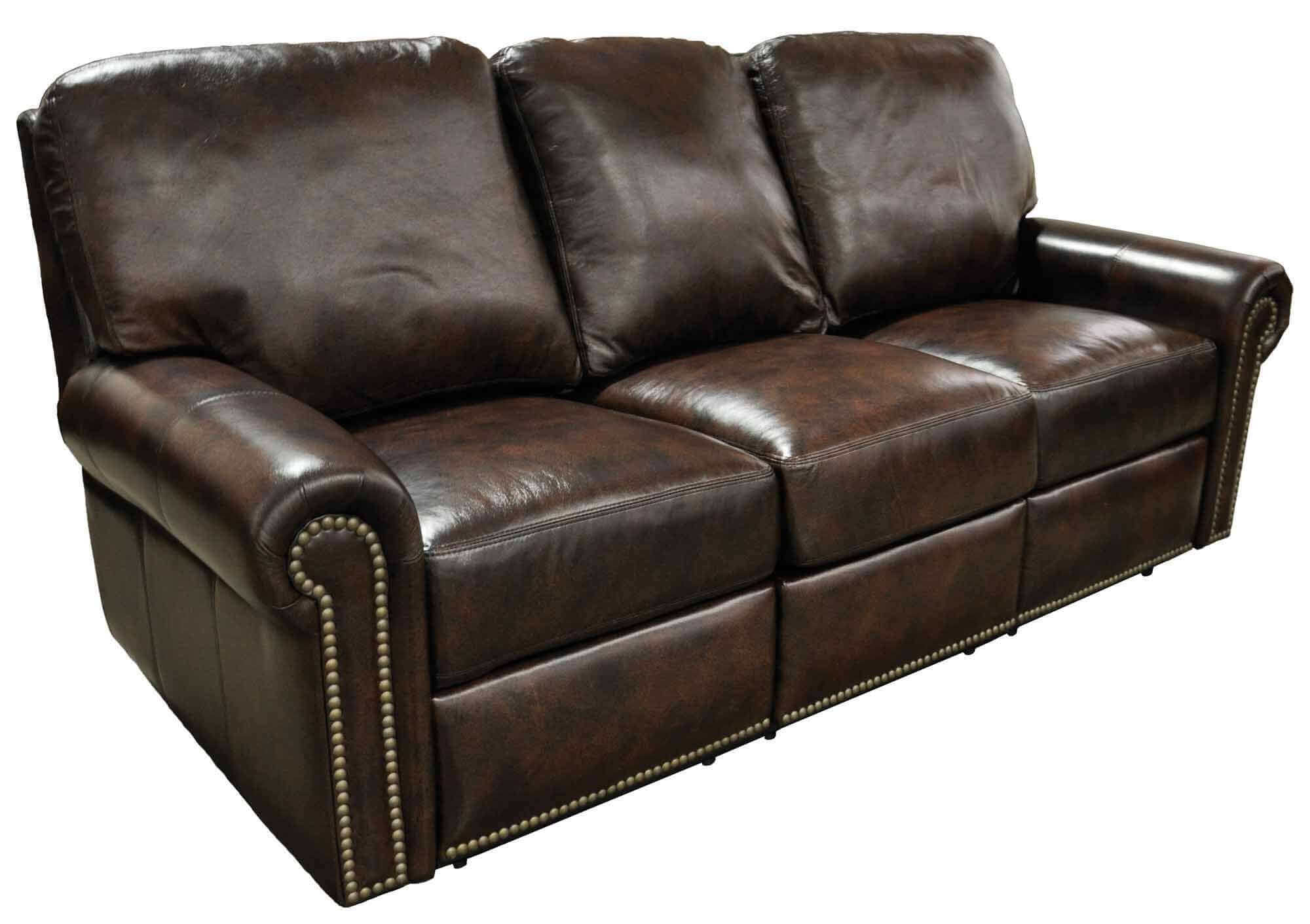Fairfield Leather Full Size Sofa Sleeper