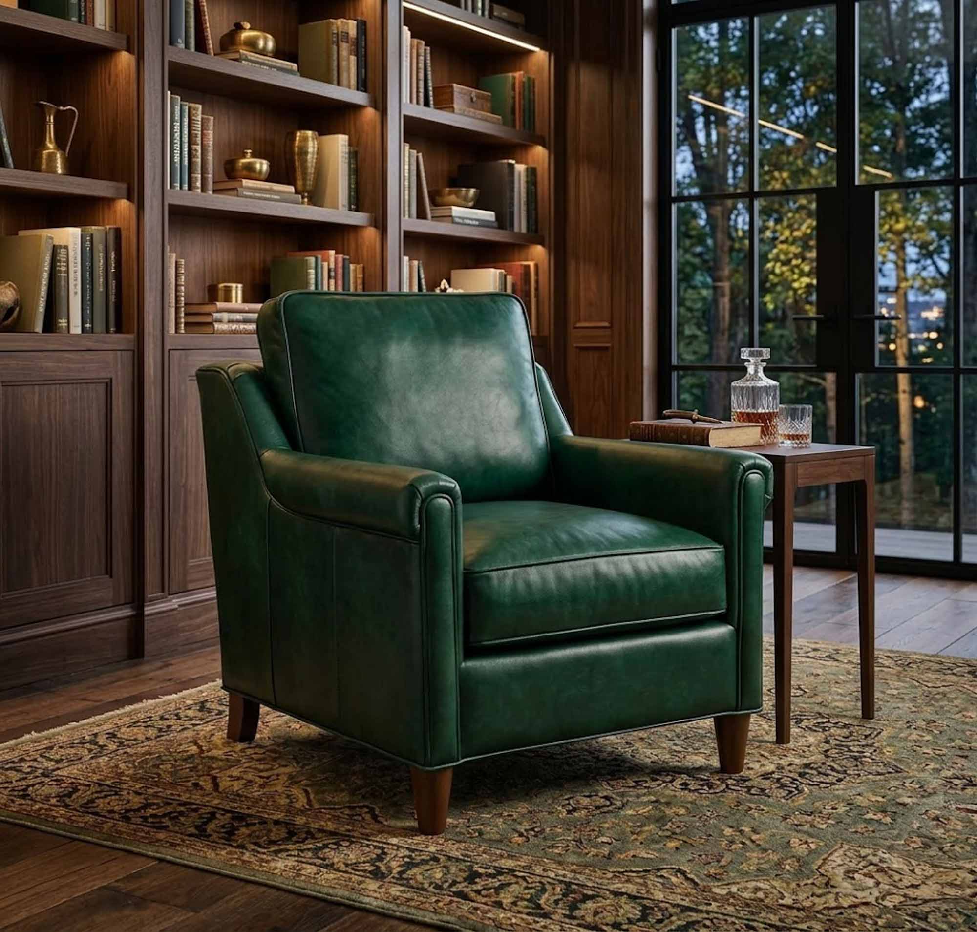 Finley Leather Chair - Image 4