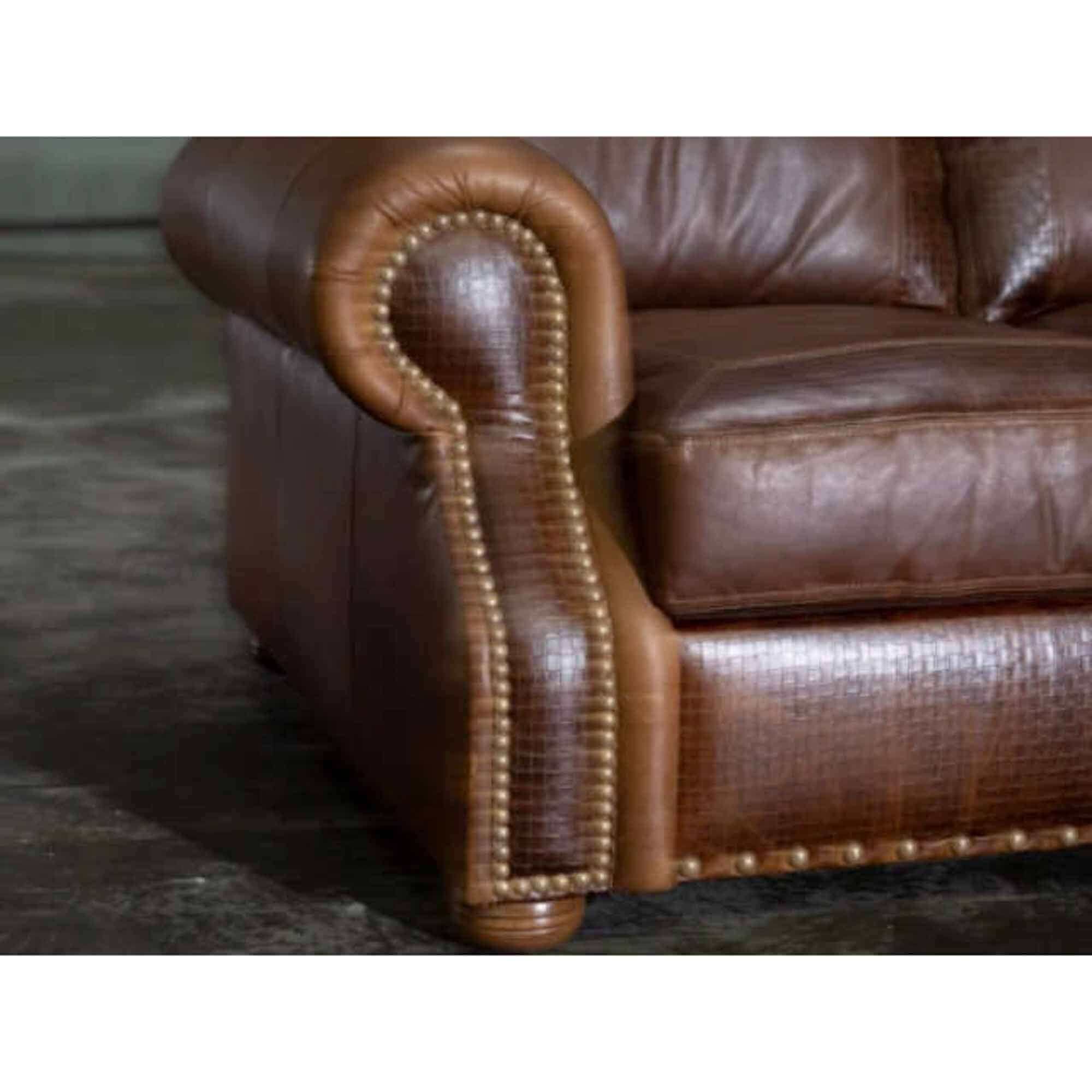 Foster Leather Loveseat - Image 5