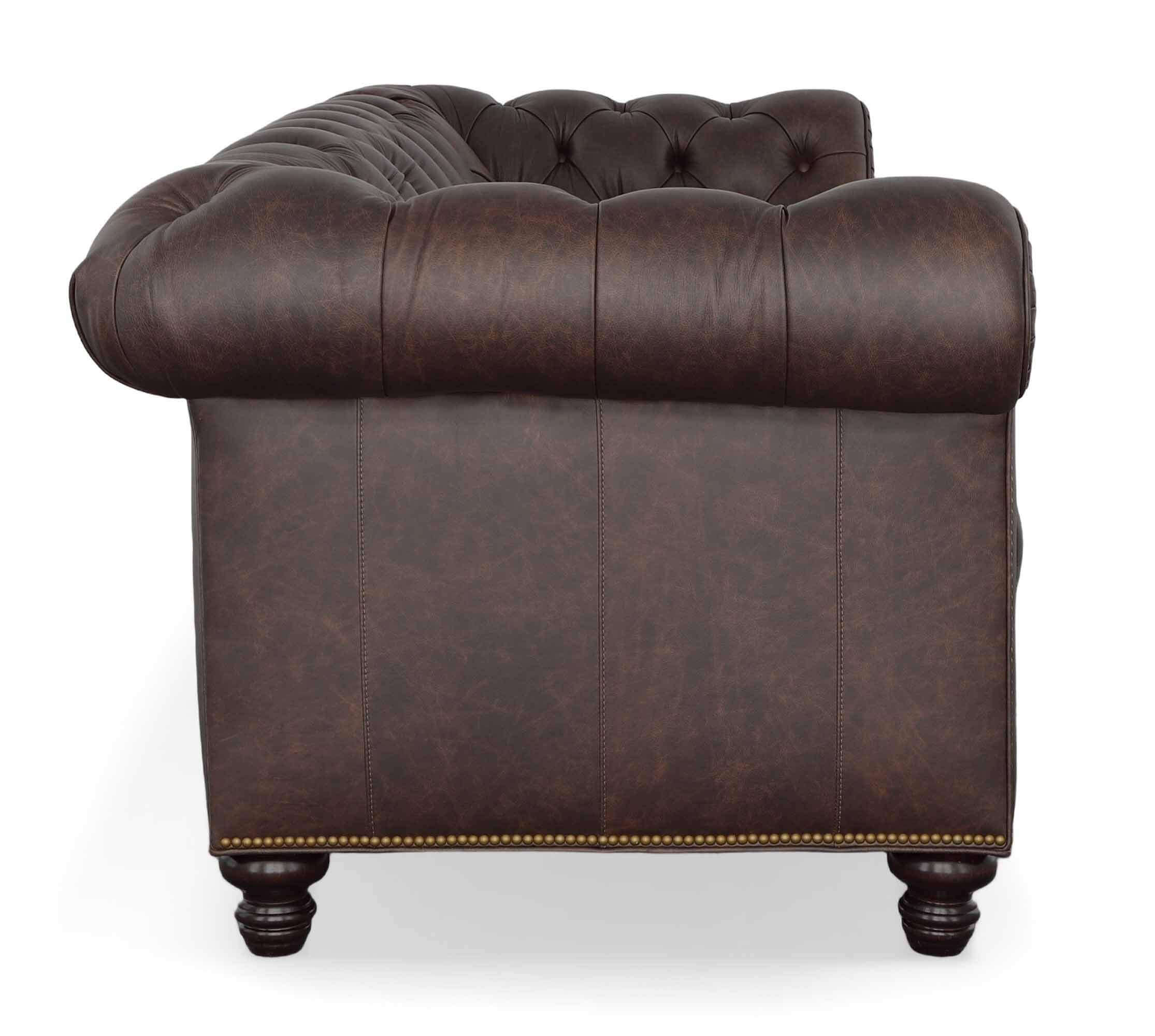 Fredrick Leather Queen Size Sofa Sleeper - Image 3