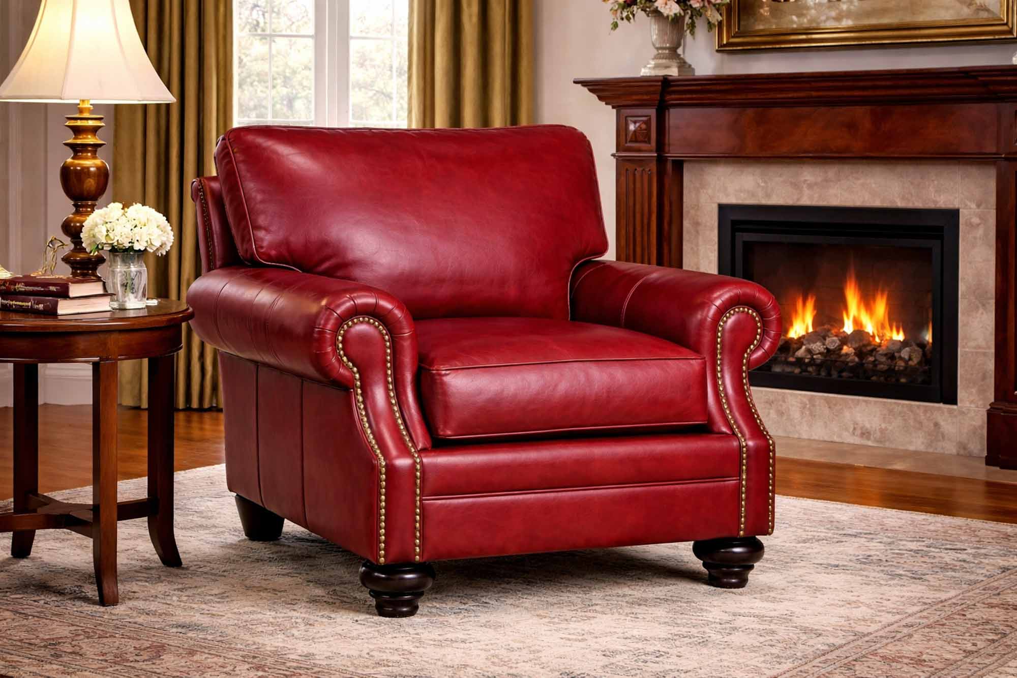 Garrison Leather Chair - Image 5