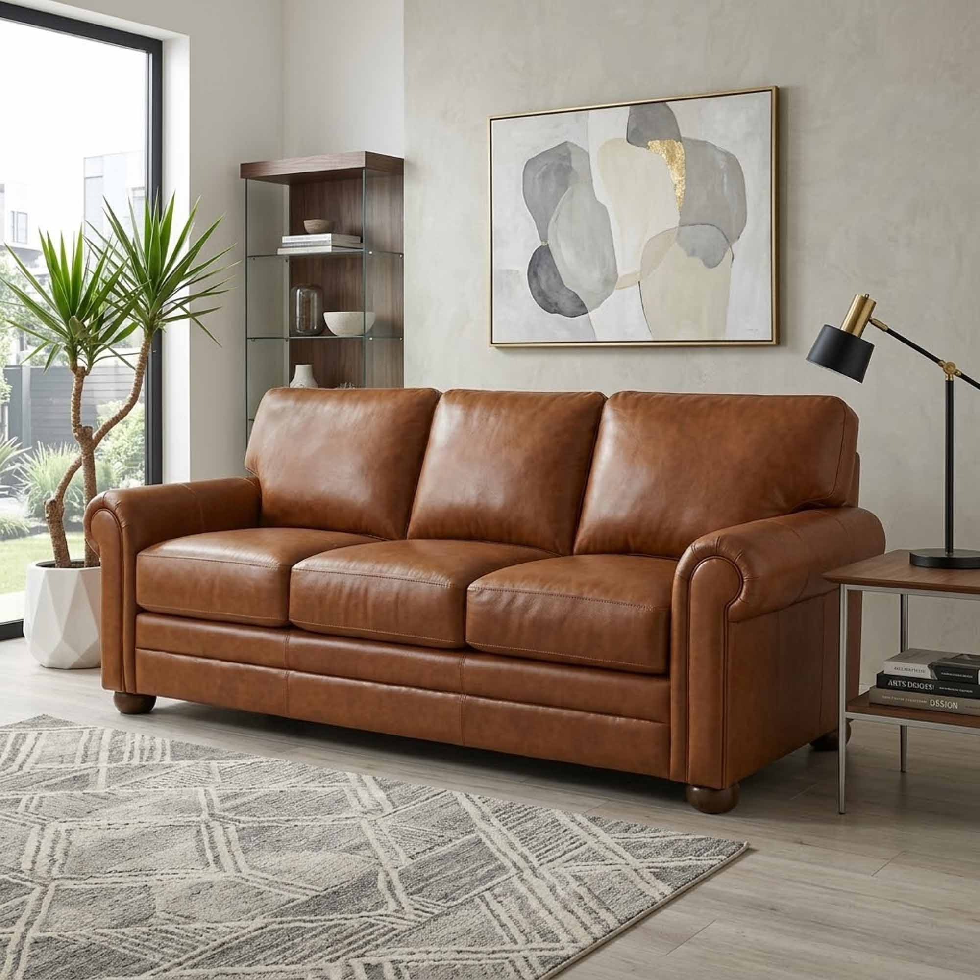 Georgia Leather Sofa - Image 3